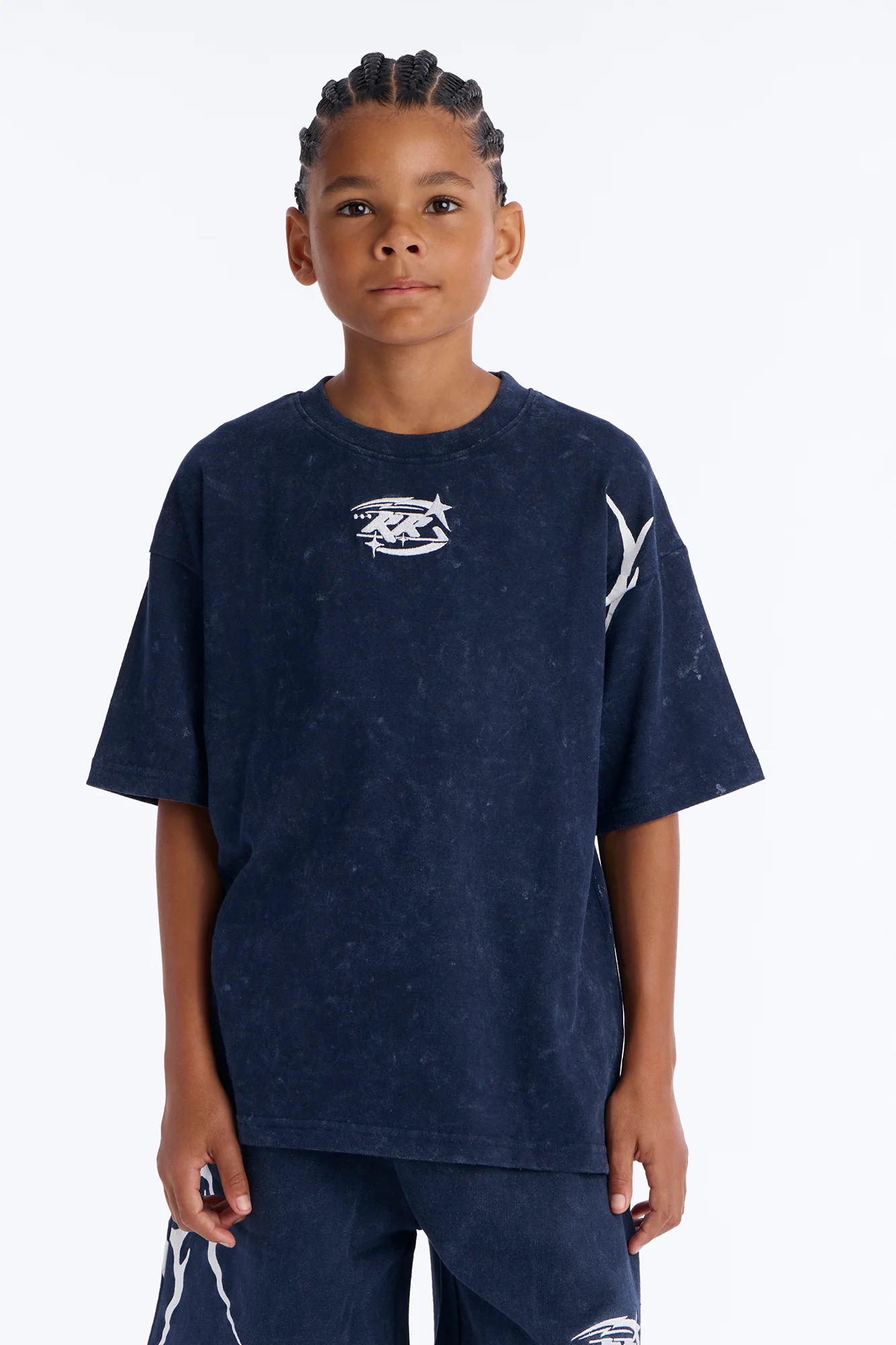 Mini Royalty Rule Short Sleeve Tee - Navy