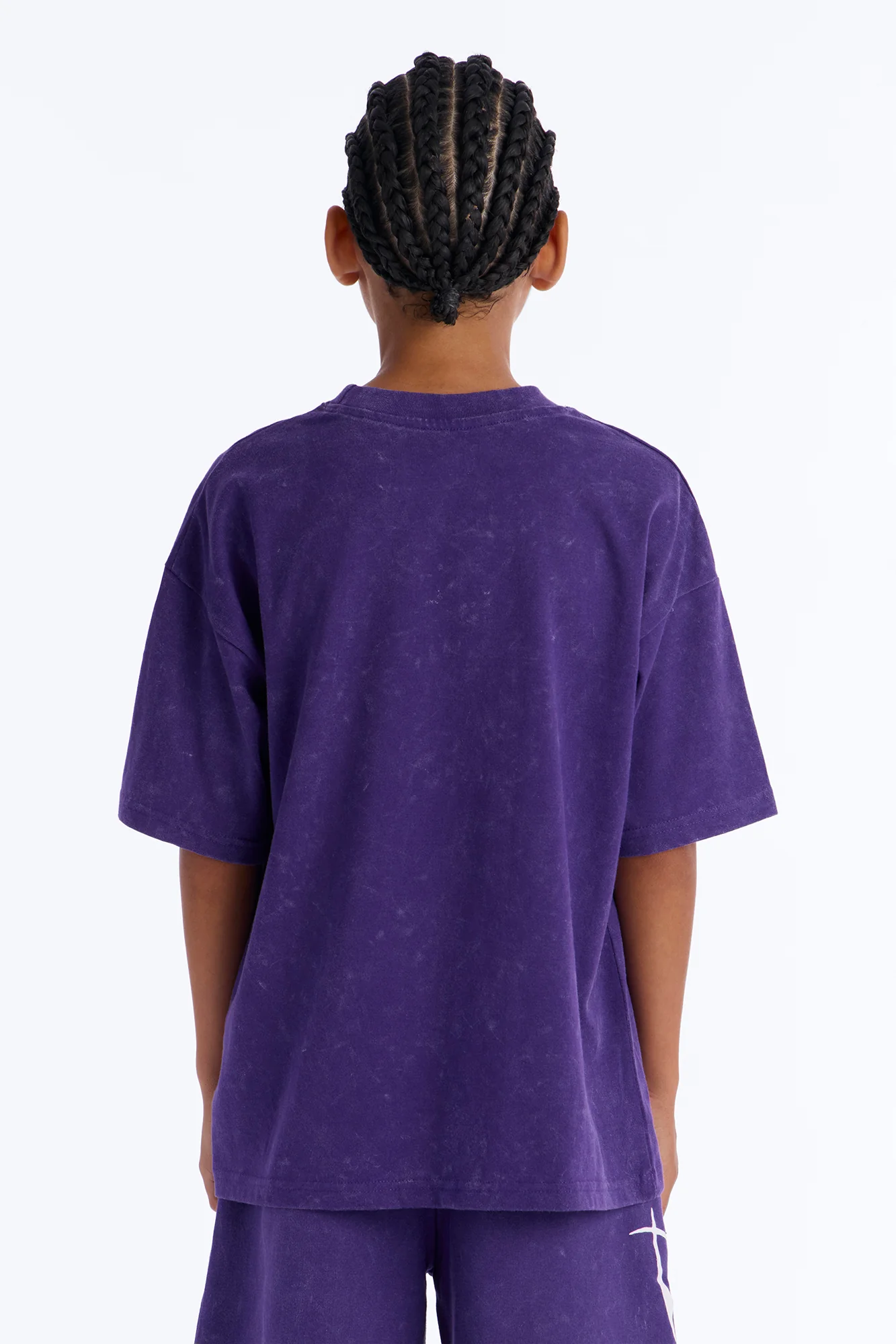 Mini Royalty Rule Short Sleeve Tee - Purple - Image 4
