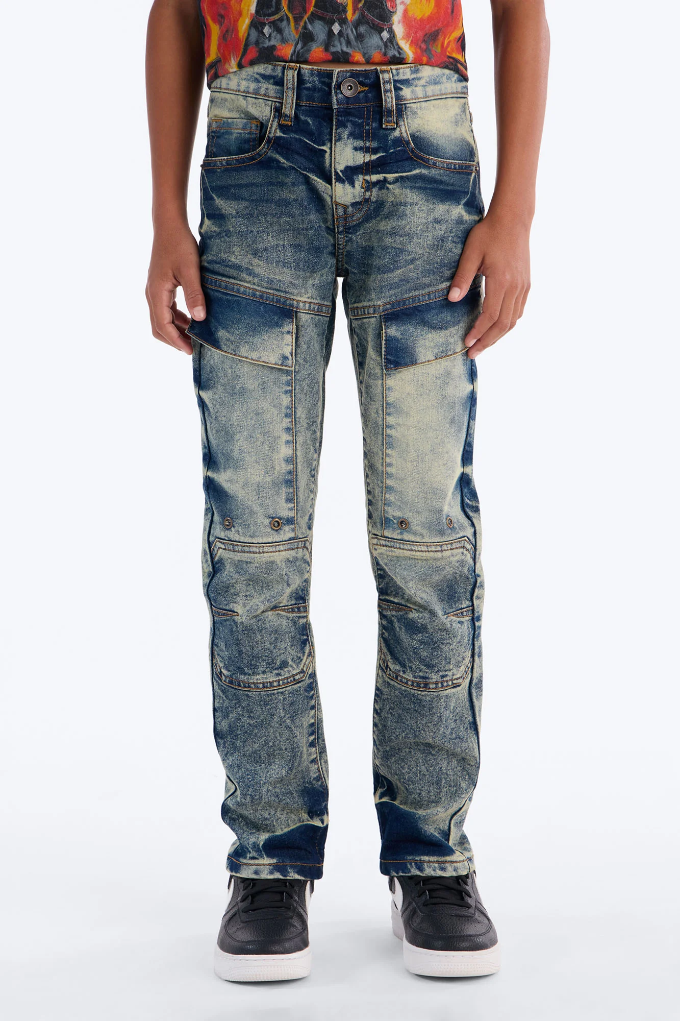 Mini Save It For Later Jeans - Vintage Blue Wash