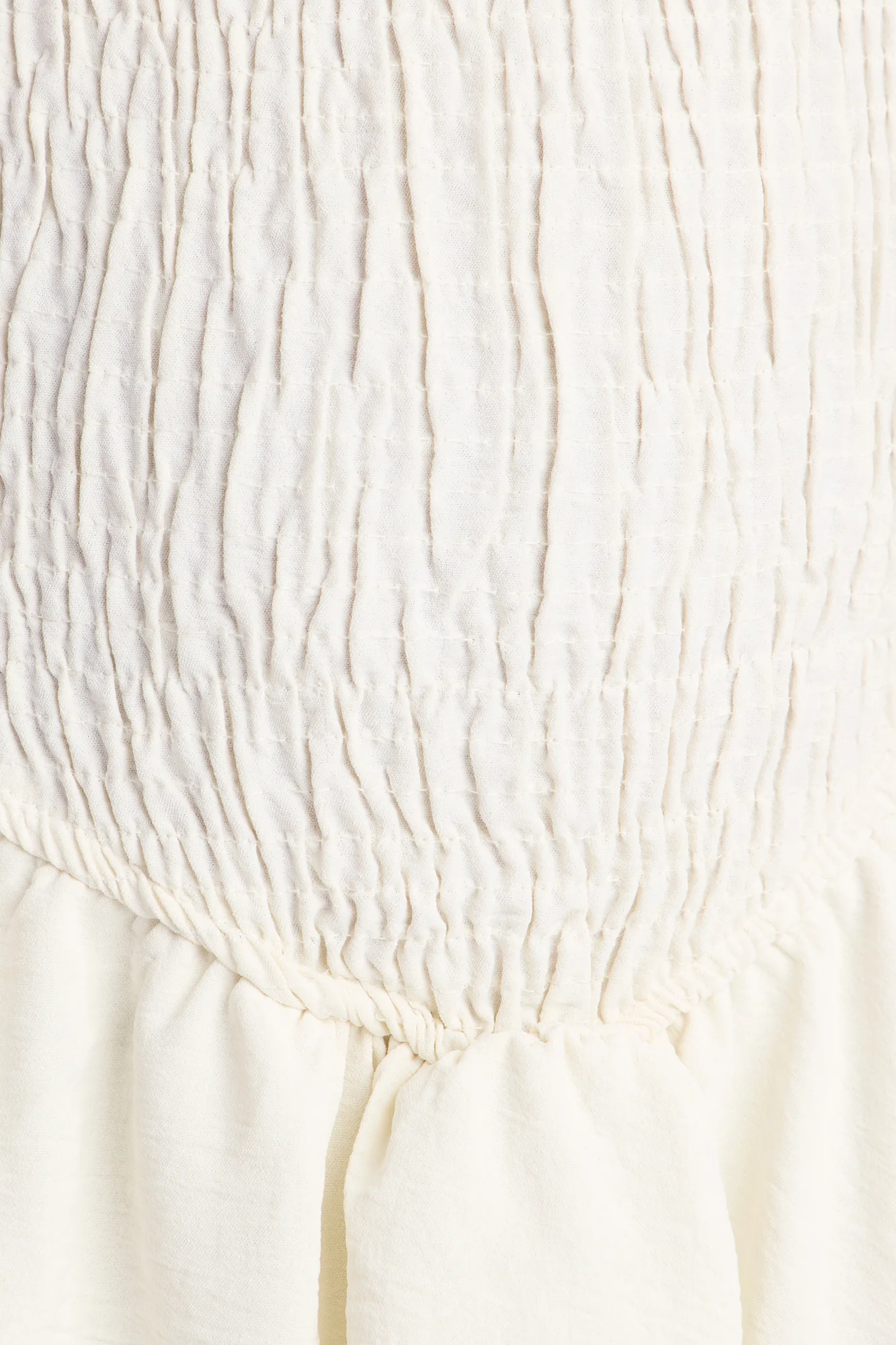 Mini Shaye Smocked Romper - Ivory - Image 3