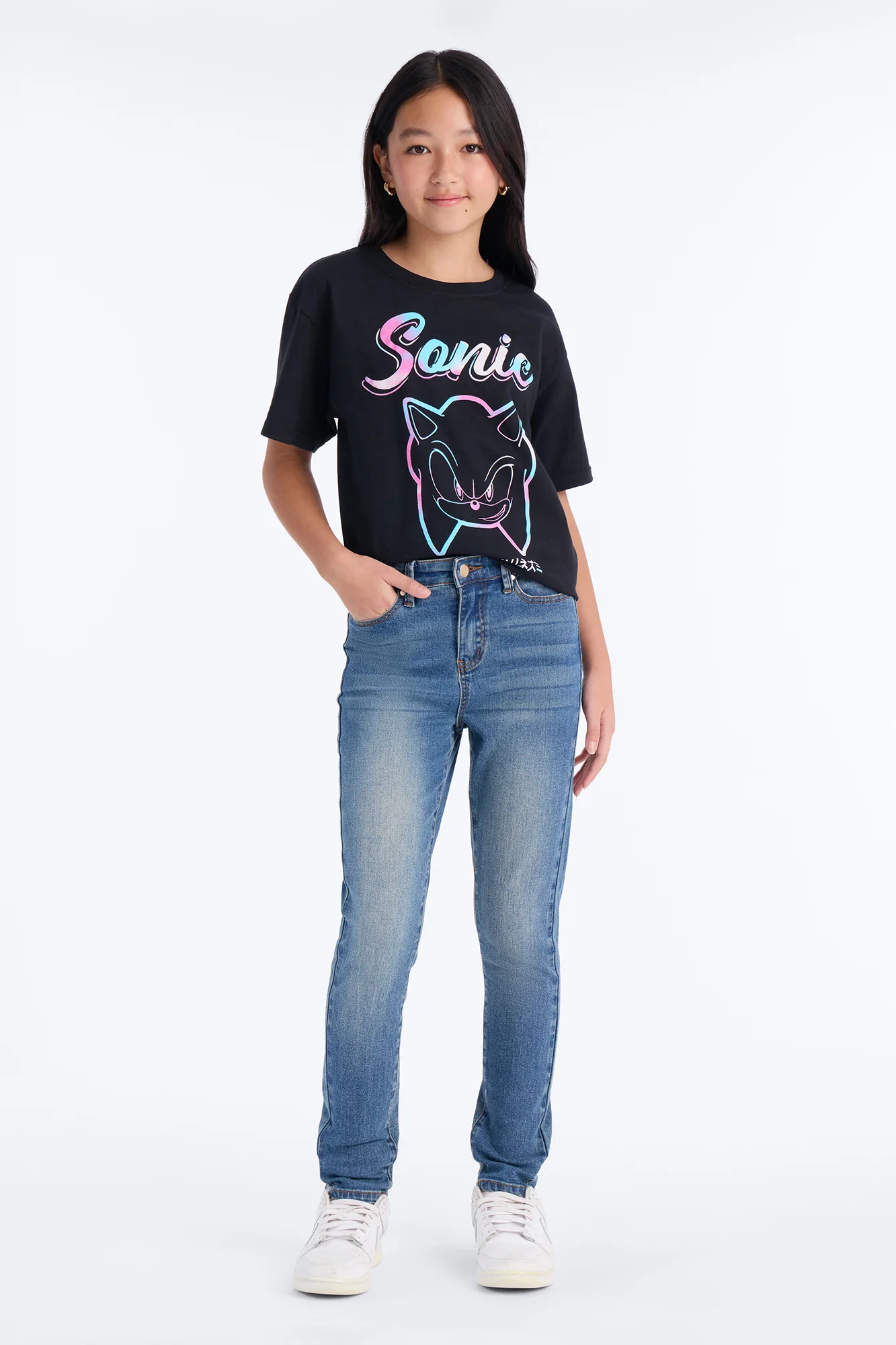 Mini She's Fire Stretch Skinny Jeans - Vintage Wash