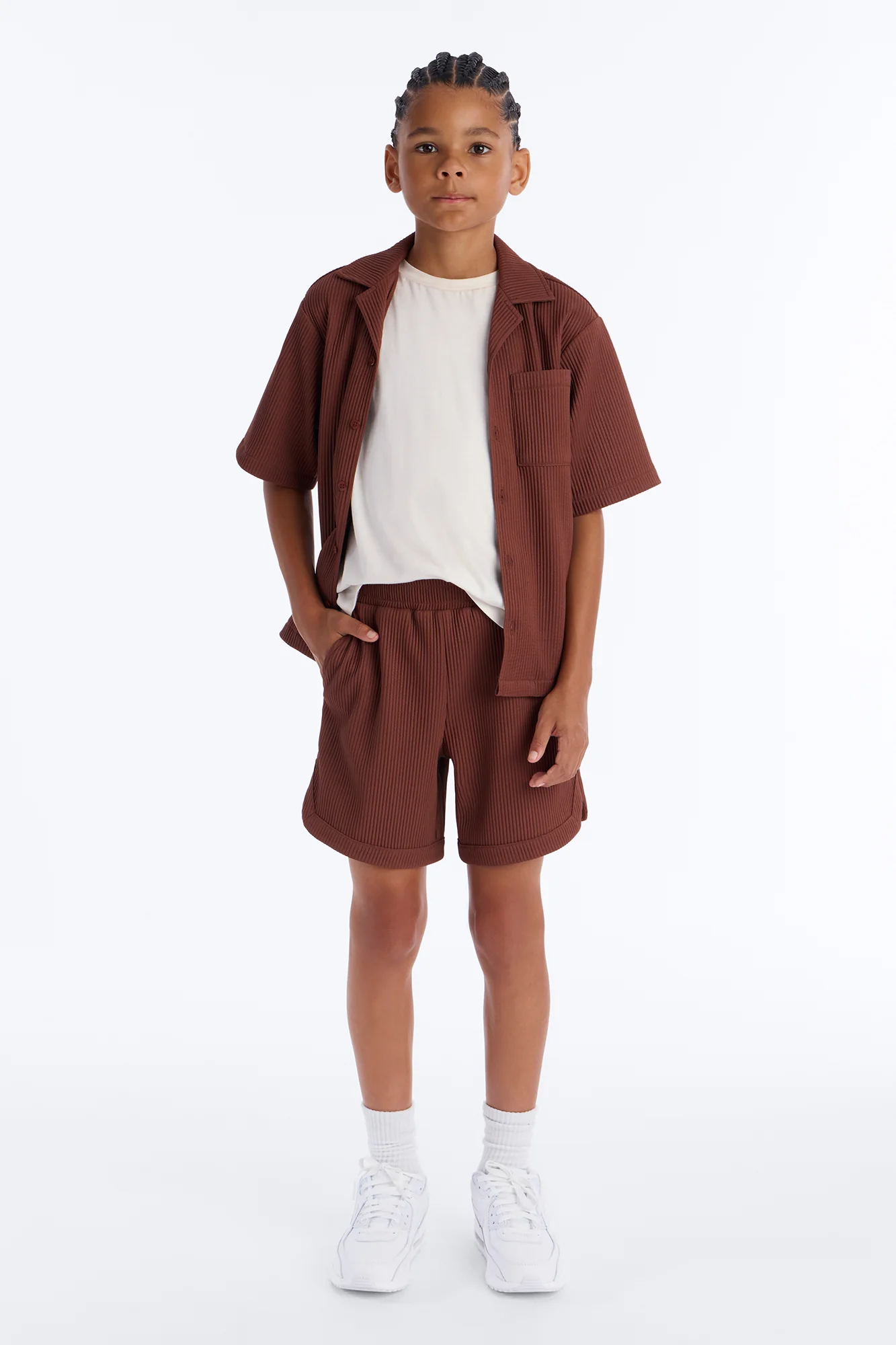 Mini Show Up Basketball Short - Chocolate - Image 2