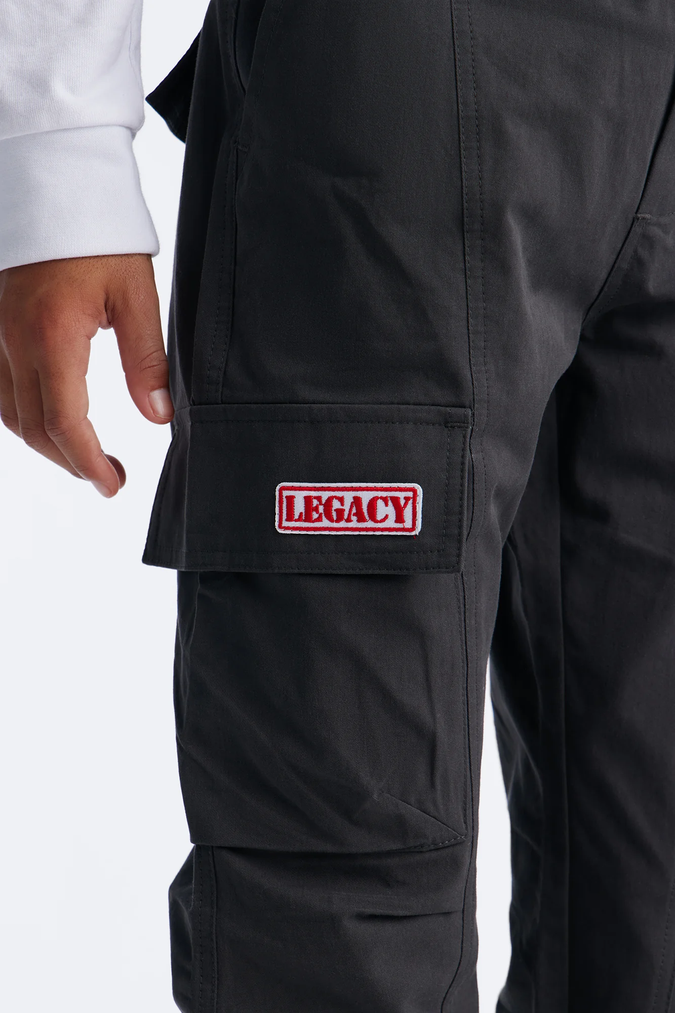 Mini Slim Social Project Utility Pant - Grey - Image 3