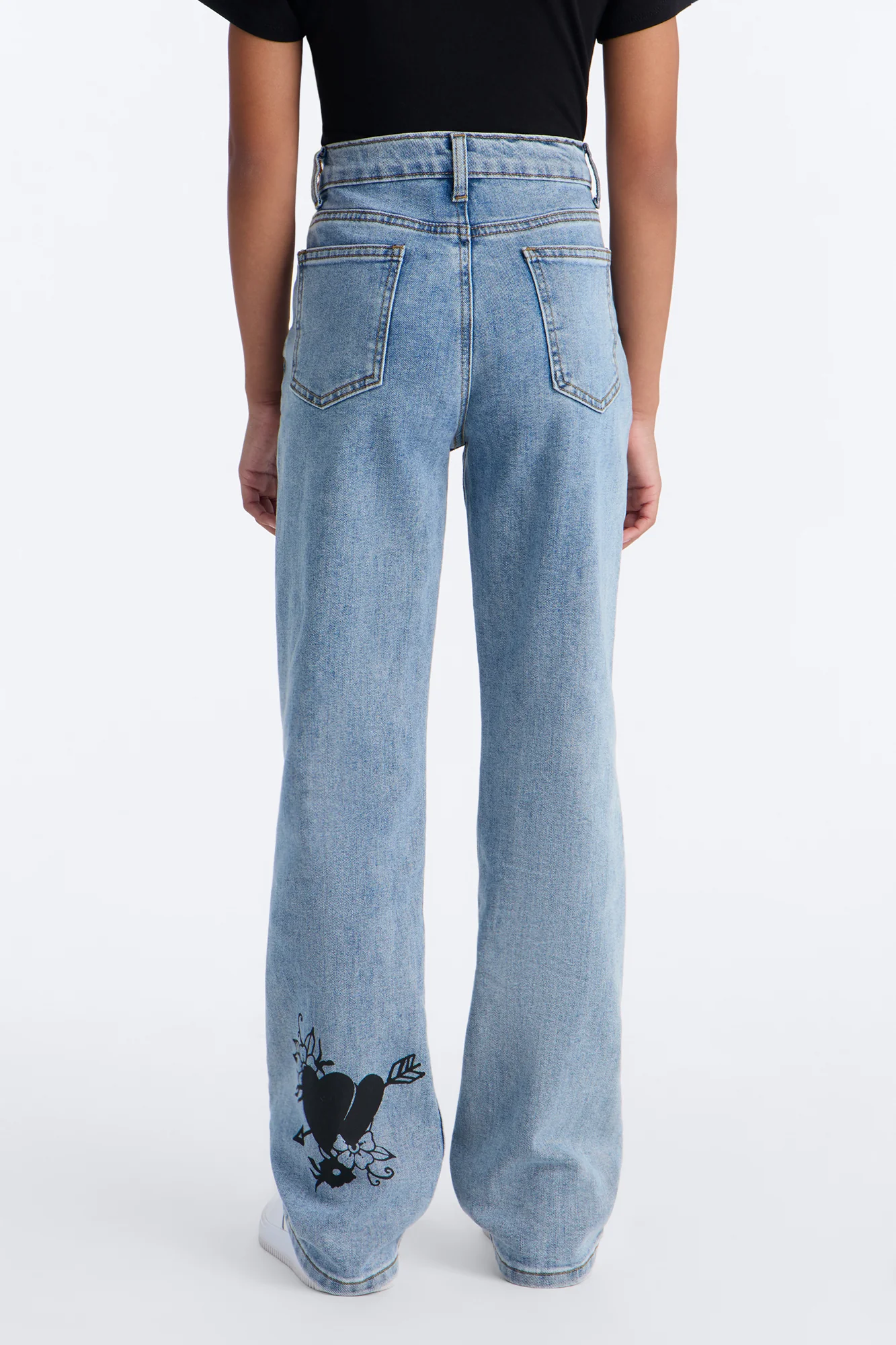 Mini So Divine Flare Jeans - Medium Wash - Image 4