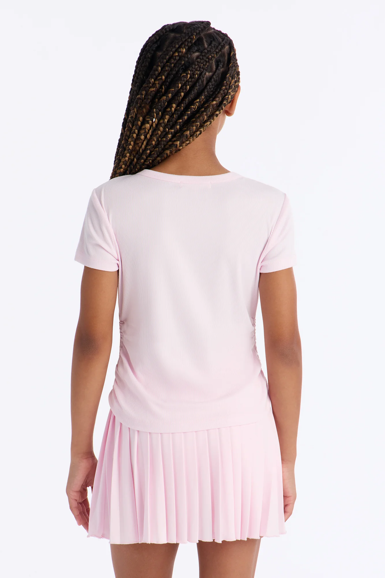 Mini So Fly Pleated Skort Set - Light Pink - Image 4