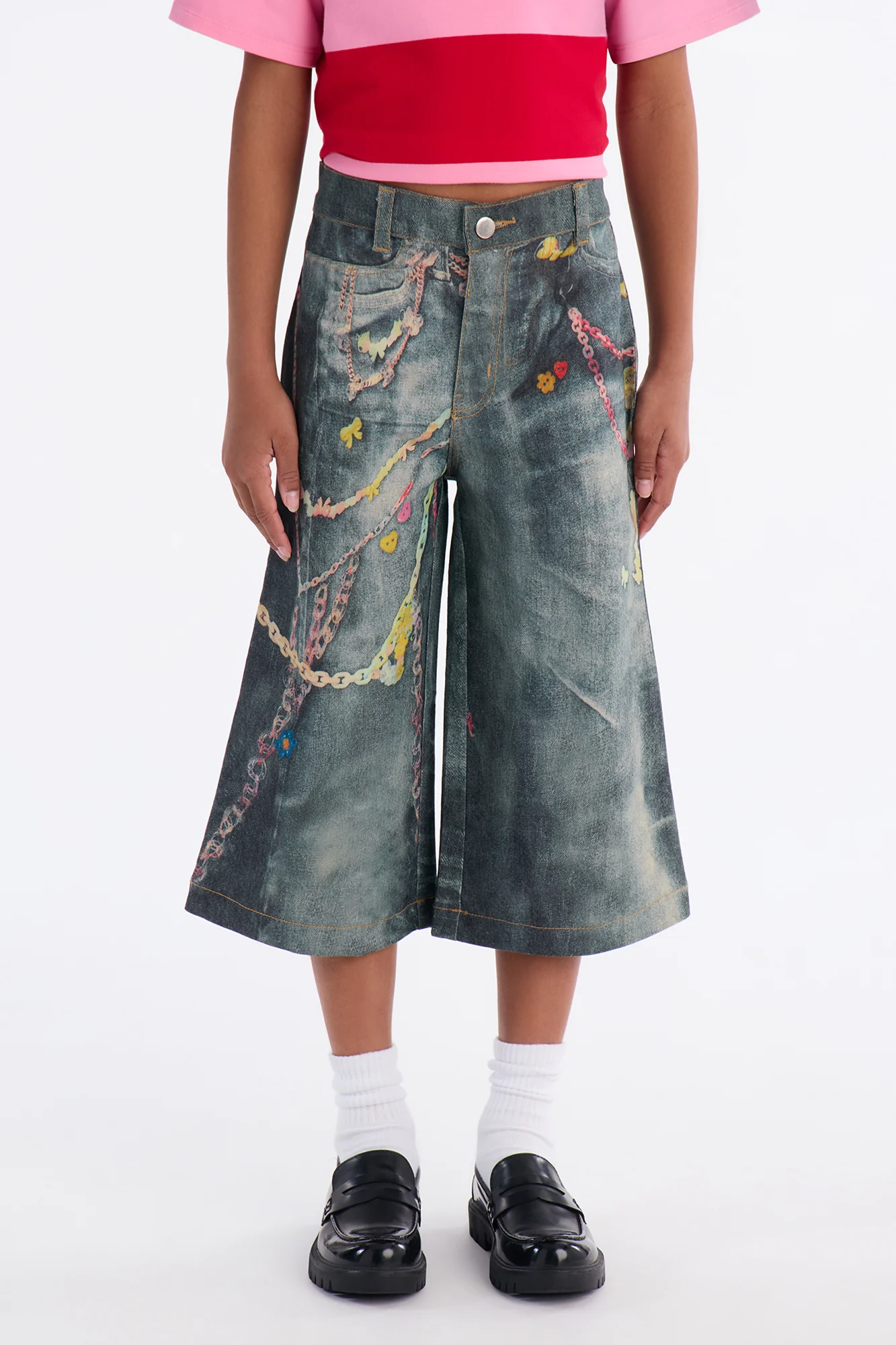 Mini Something New Jorts - Dark Wash