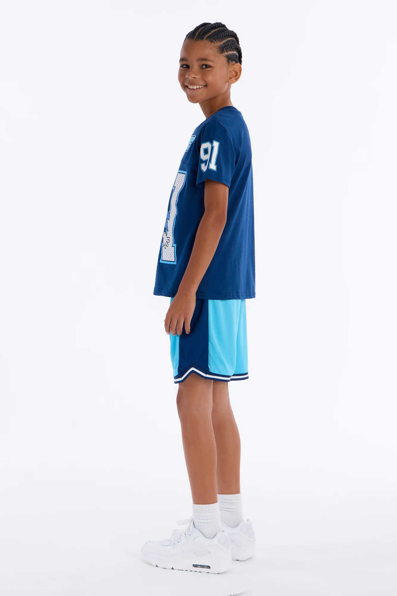 Mini Sonic 91 Jersey And Short Set - Navy/combo - Image 5
