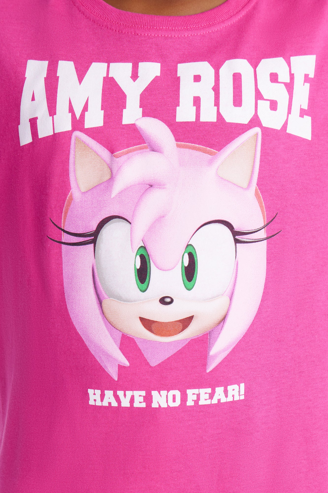 Mini Sonic Amy Rose Short Sleeve Tee - Hot Pink - Image 3