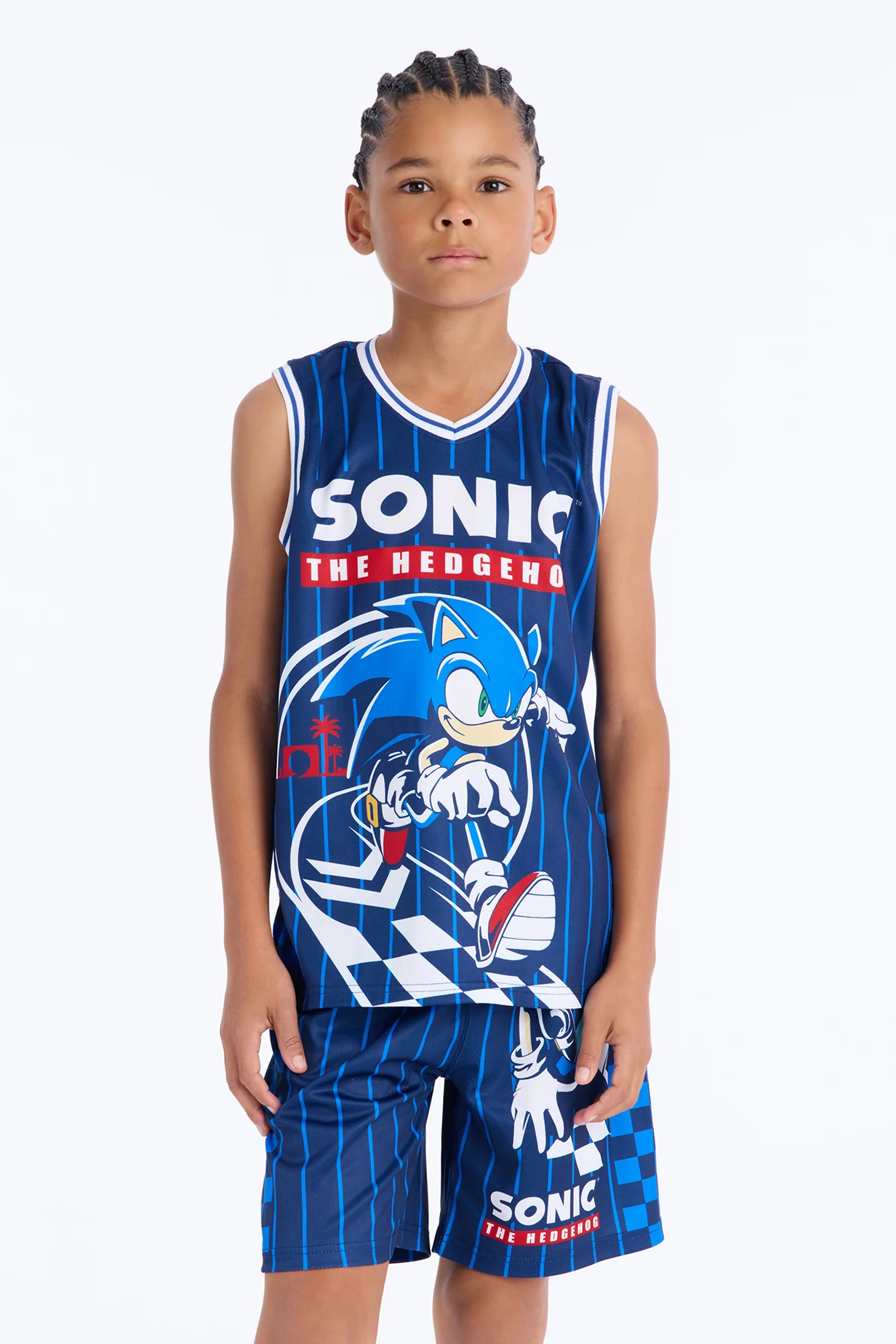 Mini Sonic Super Fast Short Set - Navy - Image 2