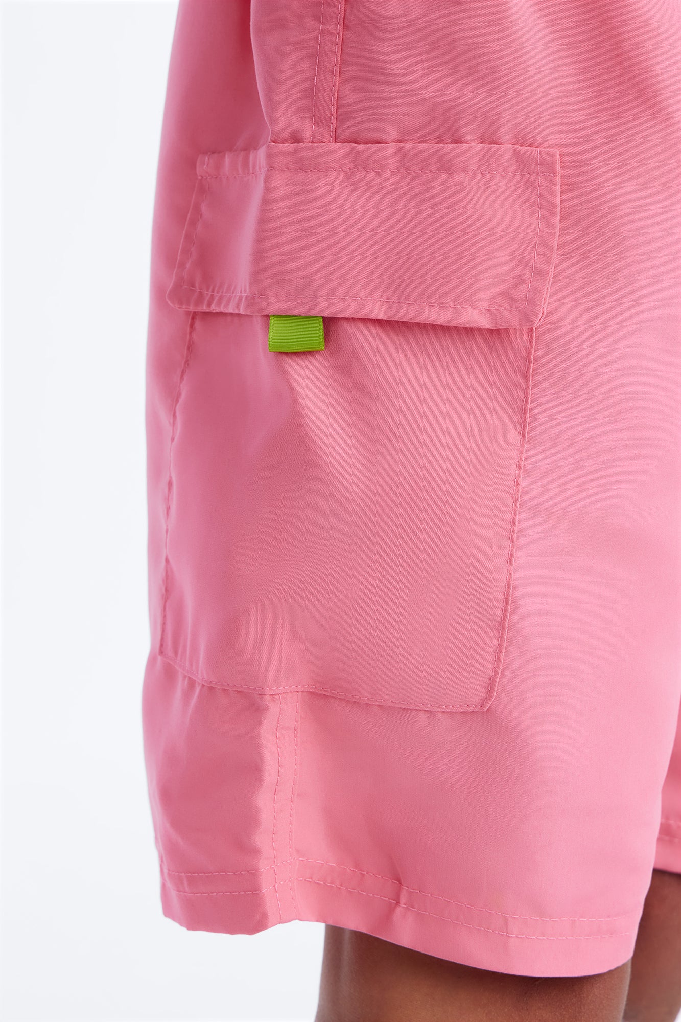 Mini Southpole Faith Over Fear Swim Trunk - Pink - Image 3