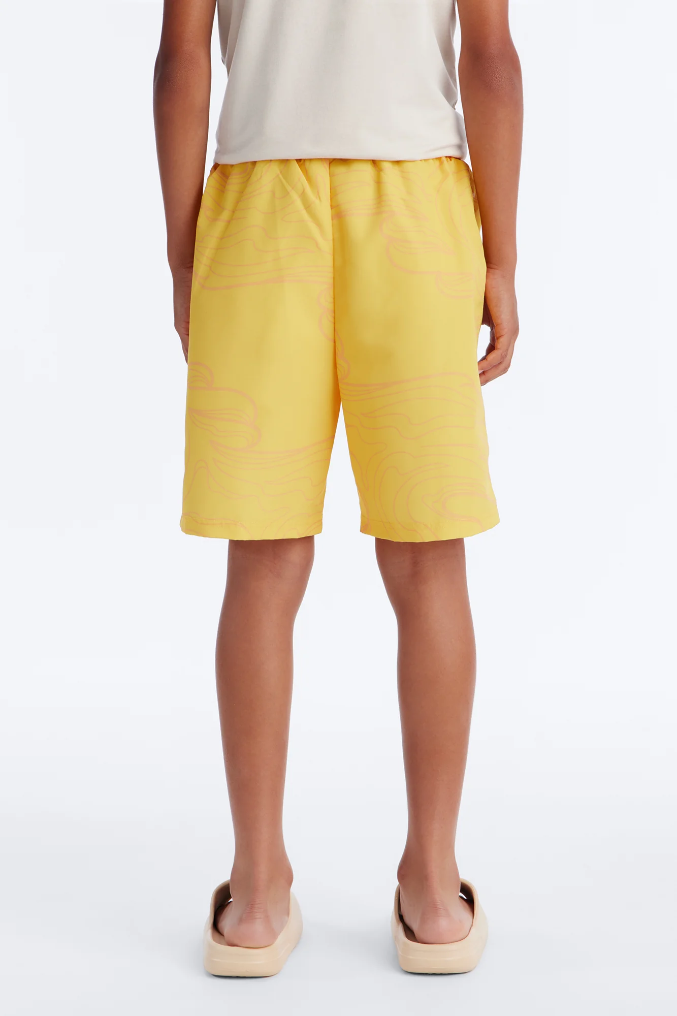 Mini Southpole Truth and Liberty Swim Trunk - Yellow - Image 4