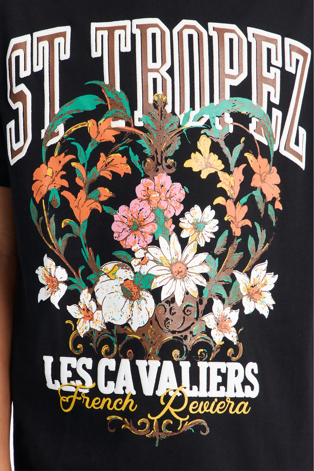 Mini St. Tropez Short Sleeve Tee - Black - Image 3