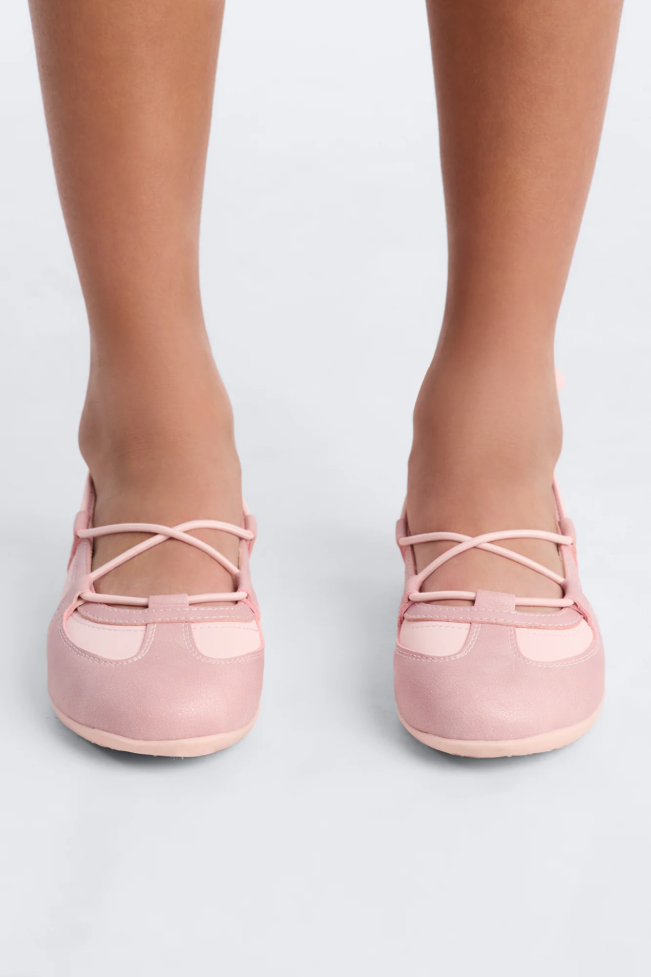 Mini Steve Madden Watch Me Twirl Sneakerina - Blush - Image 3