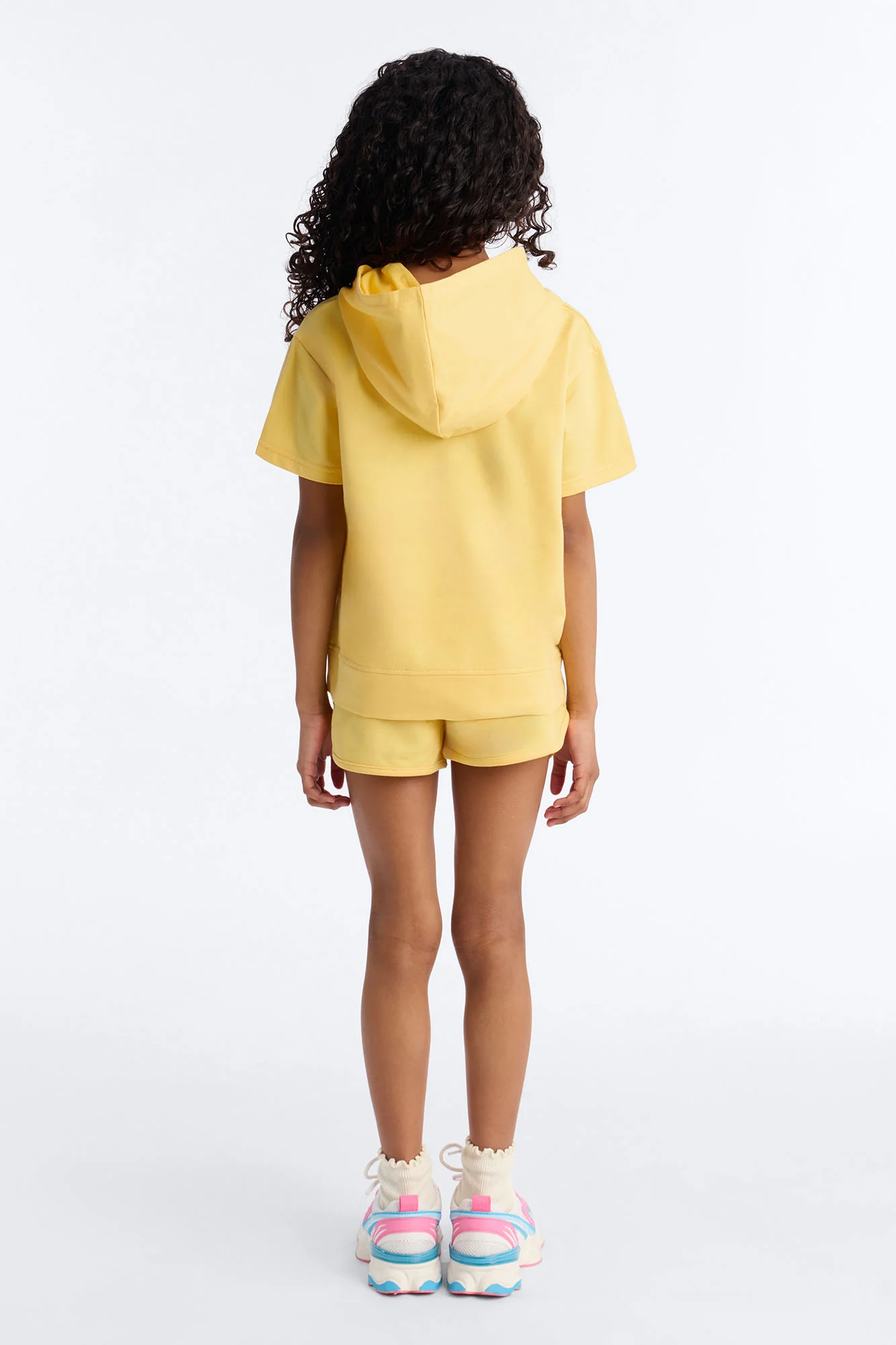 Mini Still An Angel Short Set - Butter Yellow - Image 3