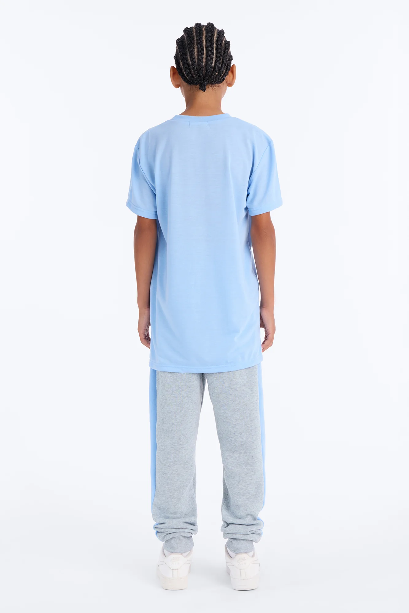 Mini Street Rules Jogger Pant Set - Blue/combo - Image 3