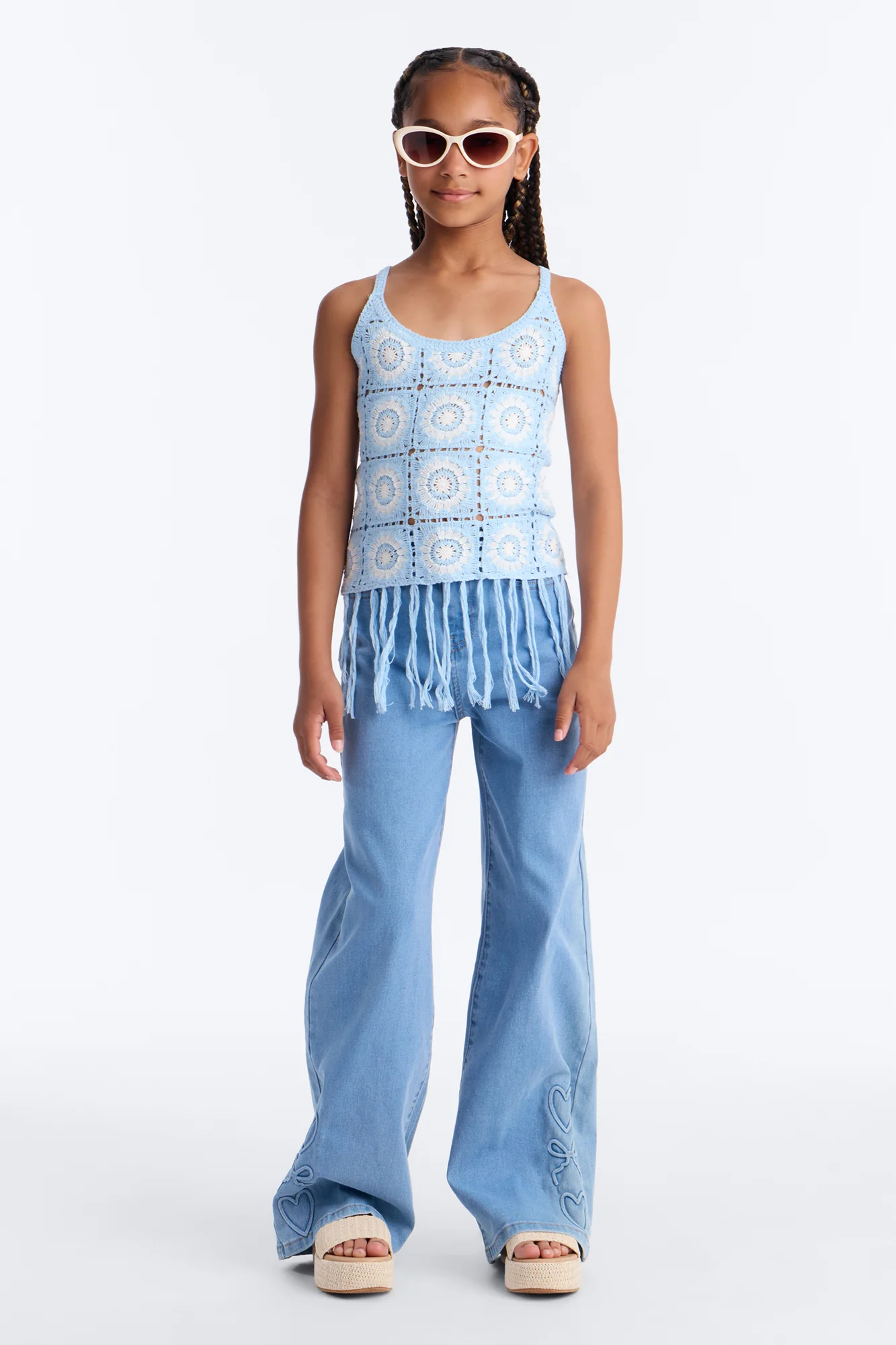 Mini Summer Sunset Tank Top - Blue/combo - Image 2