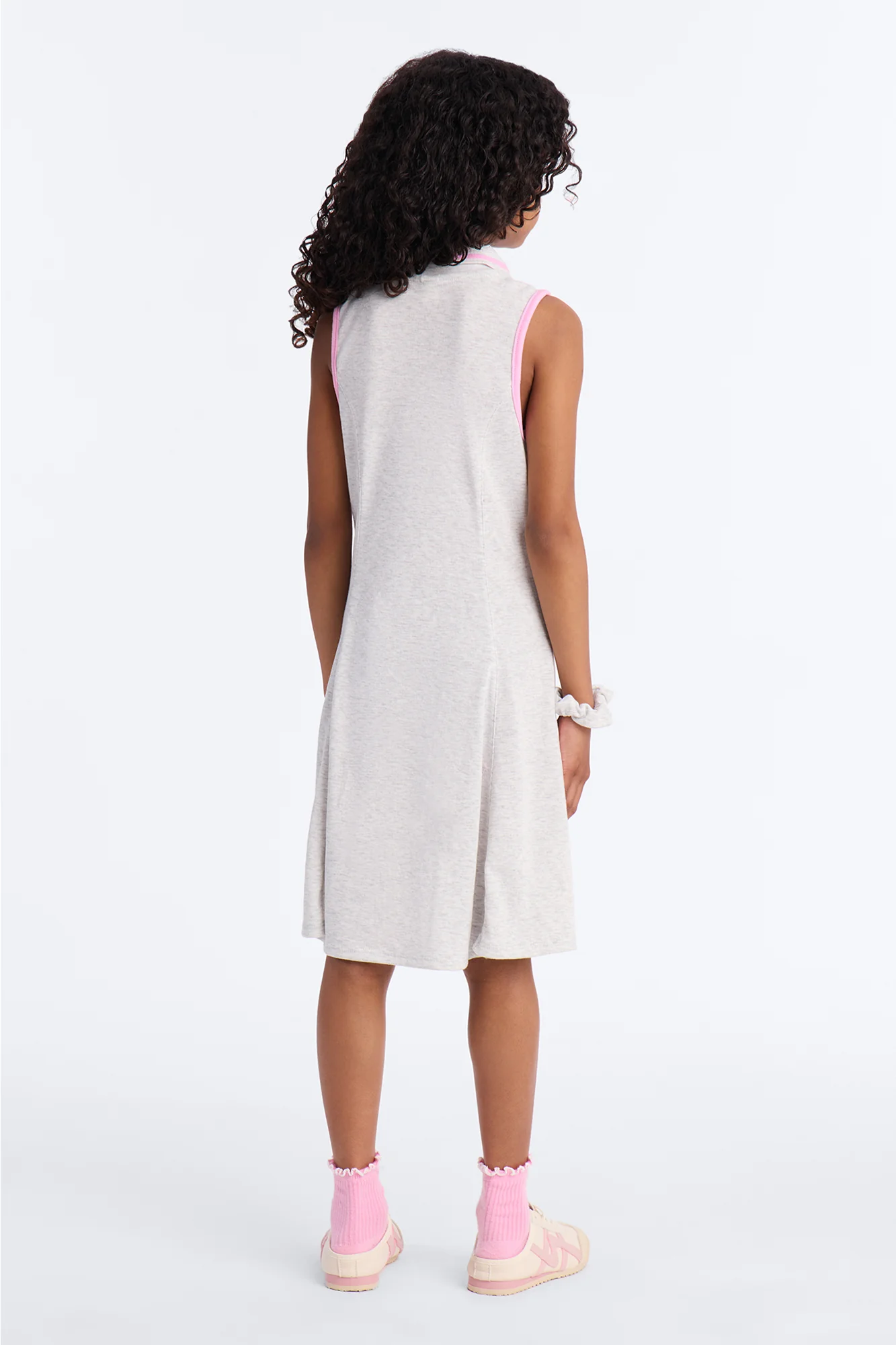 Mini Sure Of It Dress - Heather Grey - Image 4