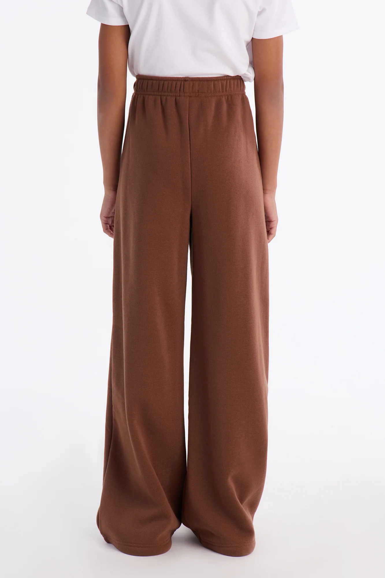 Mini Tell Me More Sportscore Wide Leg Sweatpants - Brown - Image 3