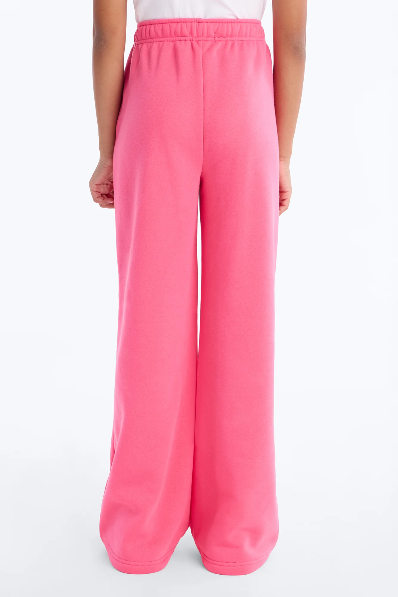 Mini Tell Me More Sportscore Wide Leg Sweatpants - Hot Pink - Image 4