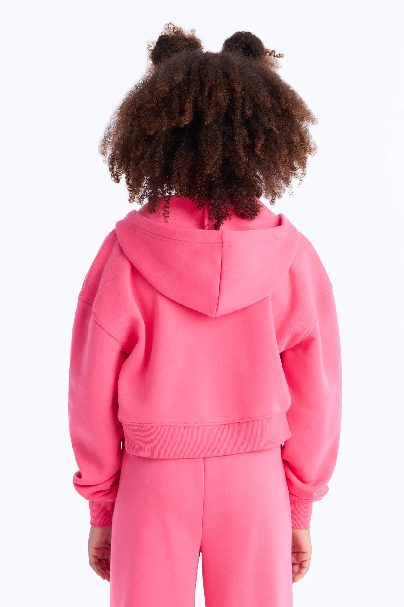 Mini Tell Me More Sportscore Zip Hoodie - Hot Pink - Image 3
