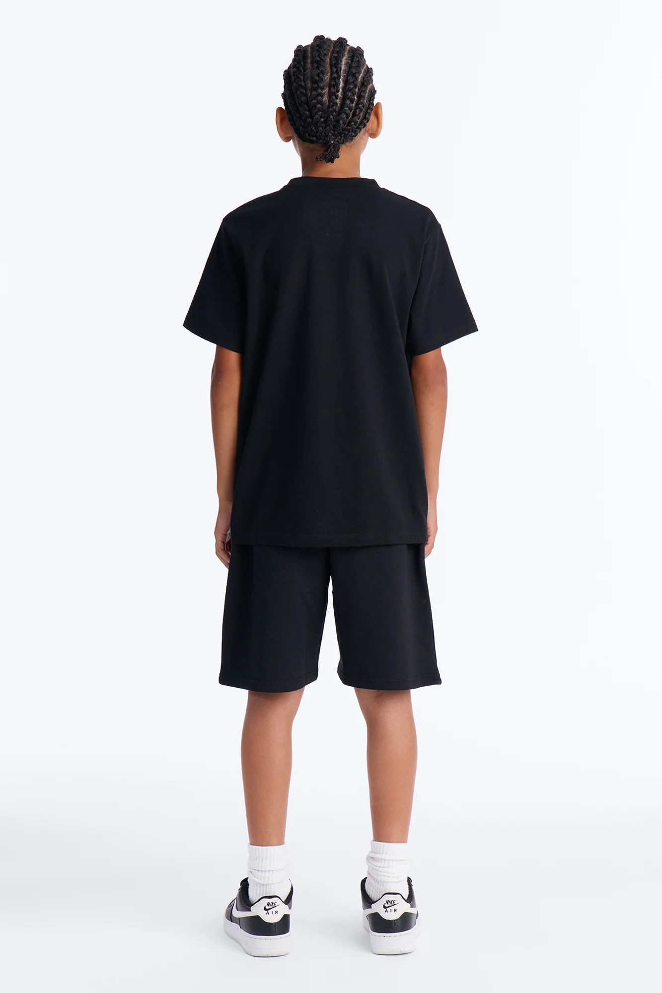 Mini This Feeling Fleece Short Set - Black - Image 4