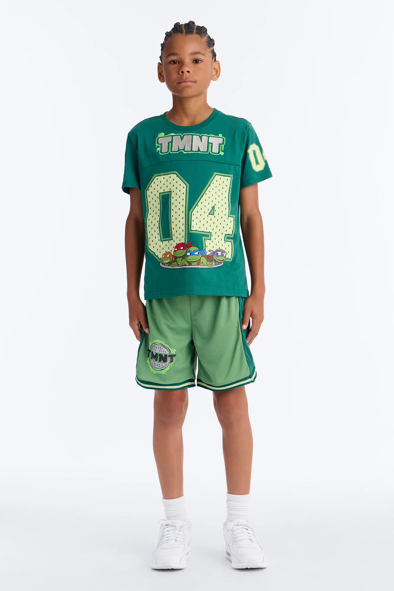 Mini TMNT 04 Jersey And Short Set - Green