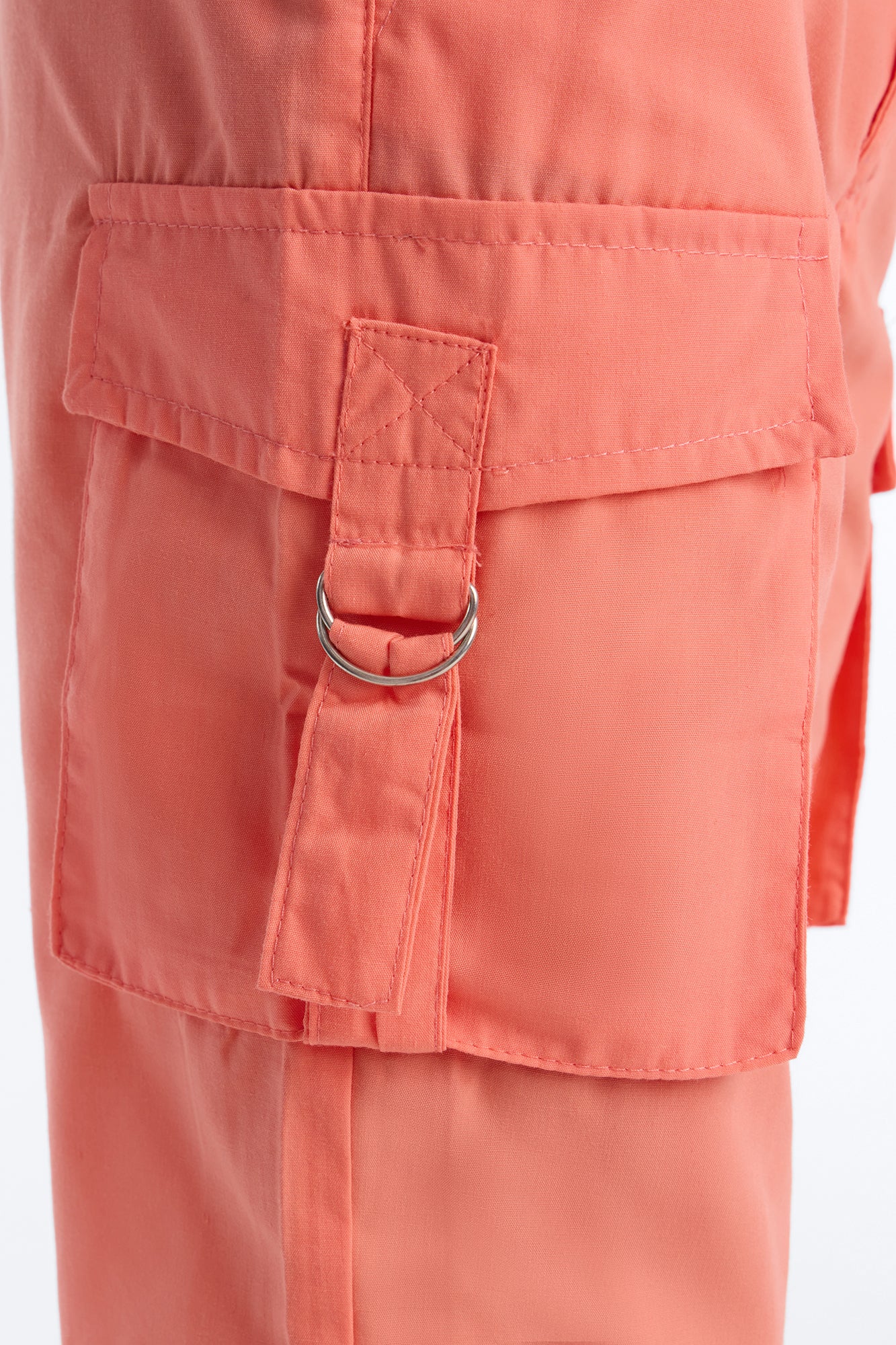 Mini Victoria Cargo Bermuda Shorts - Orange - Image 3