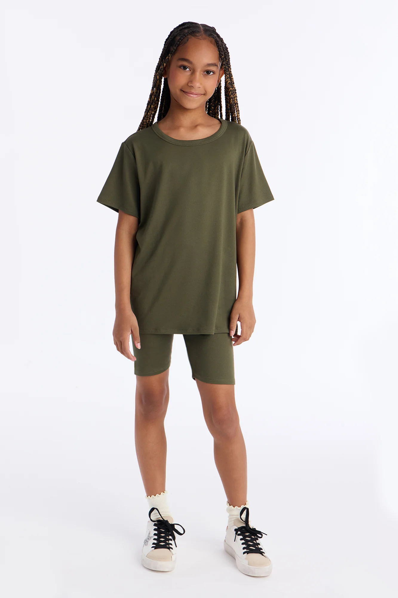 Mini Weekend Vibes Short Set III - Olive