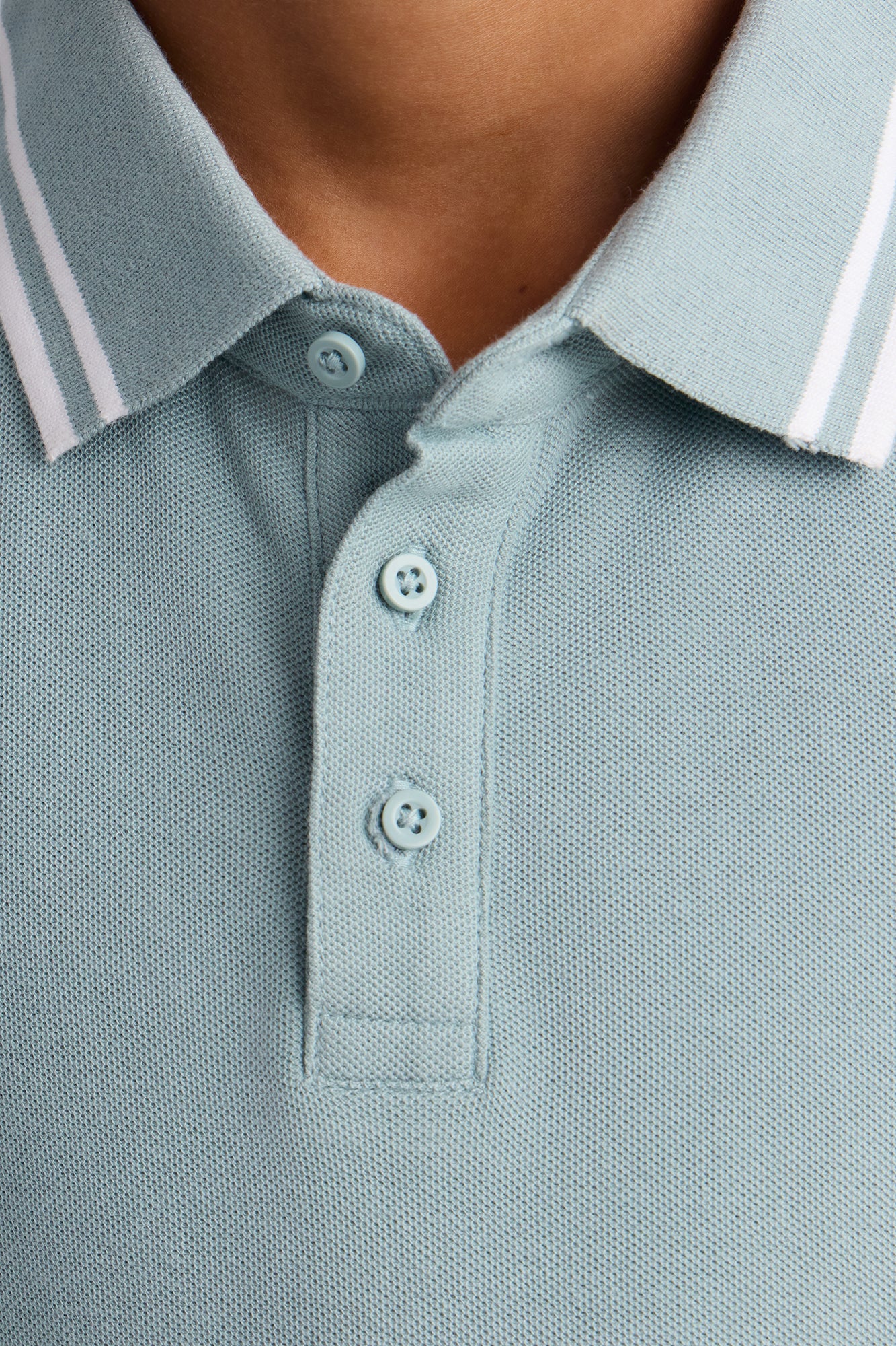 Mini Wilson Short Sleeve Polo - Slate Blue - Image 3
