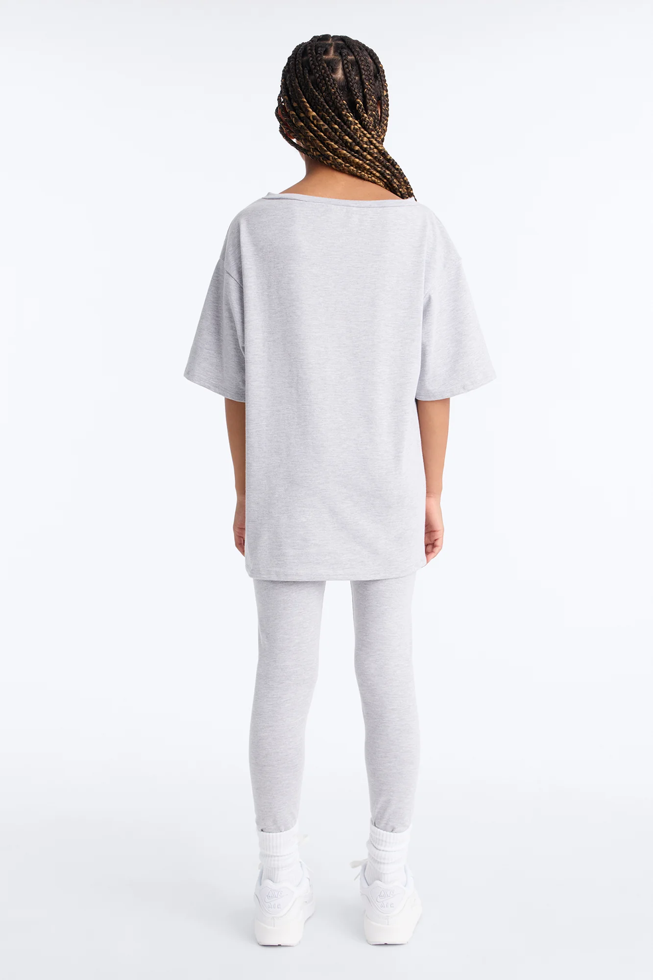 Mini Winning Team Legging Set - Heather Grey - Image 3