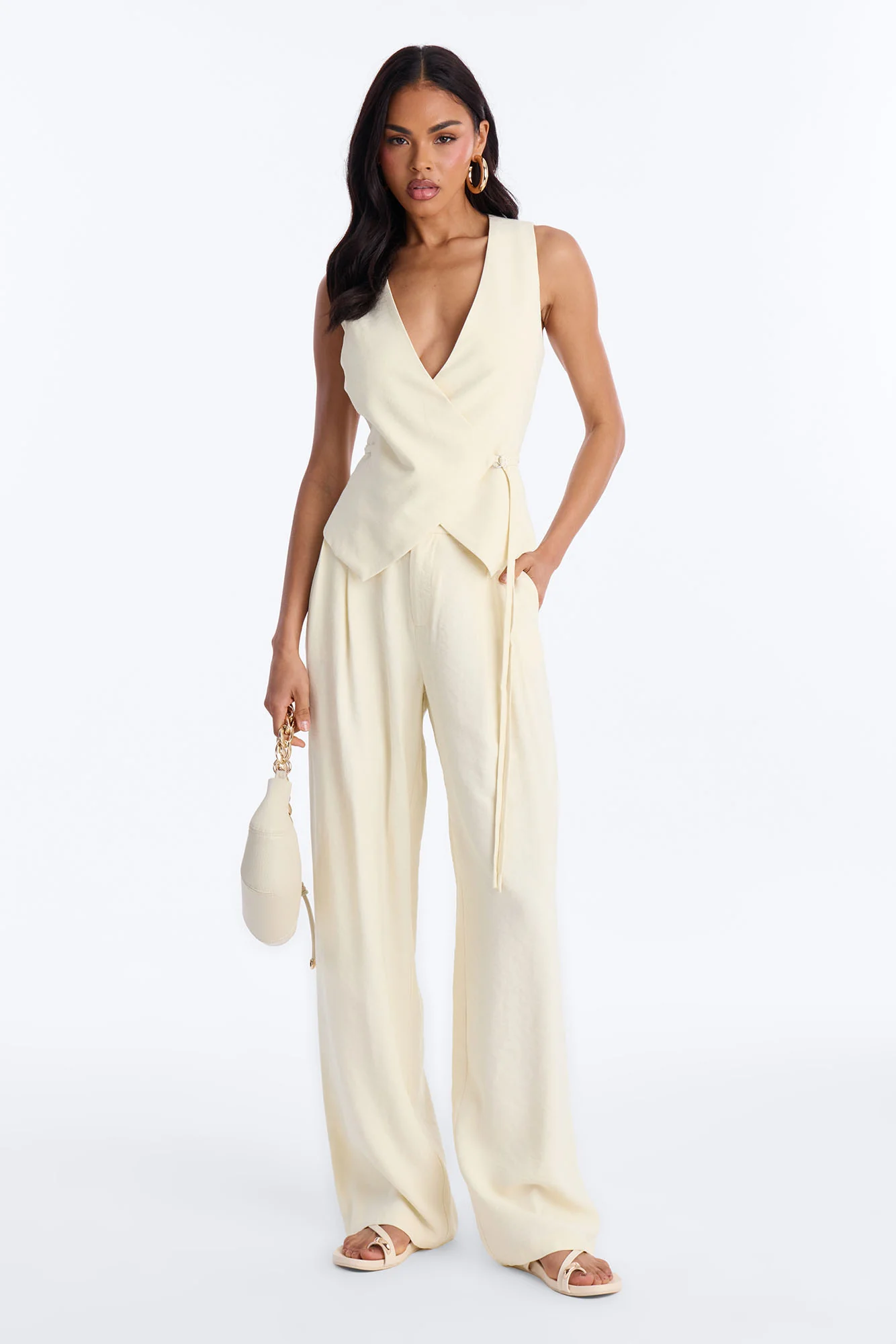 Minimal Moment Pant Set - Yellow