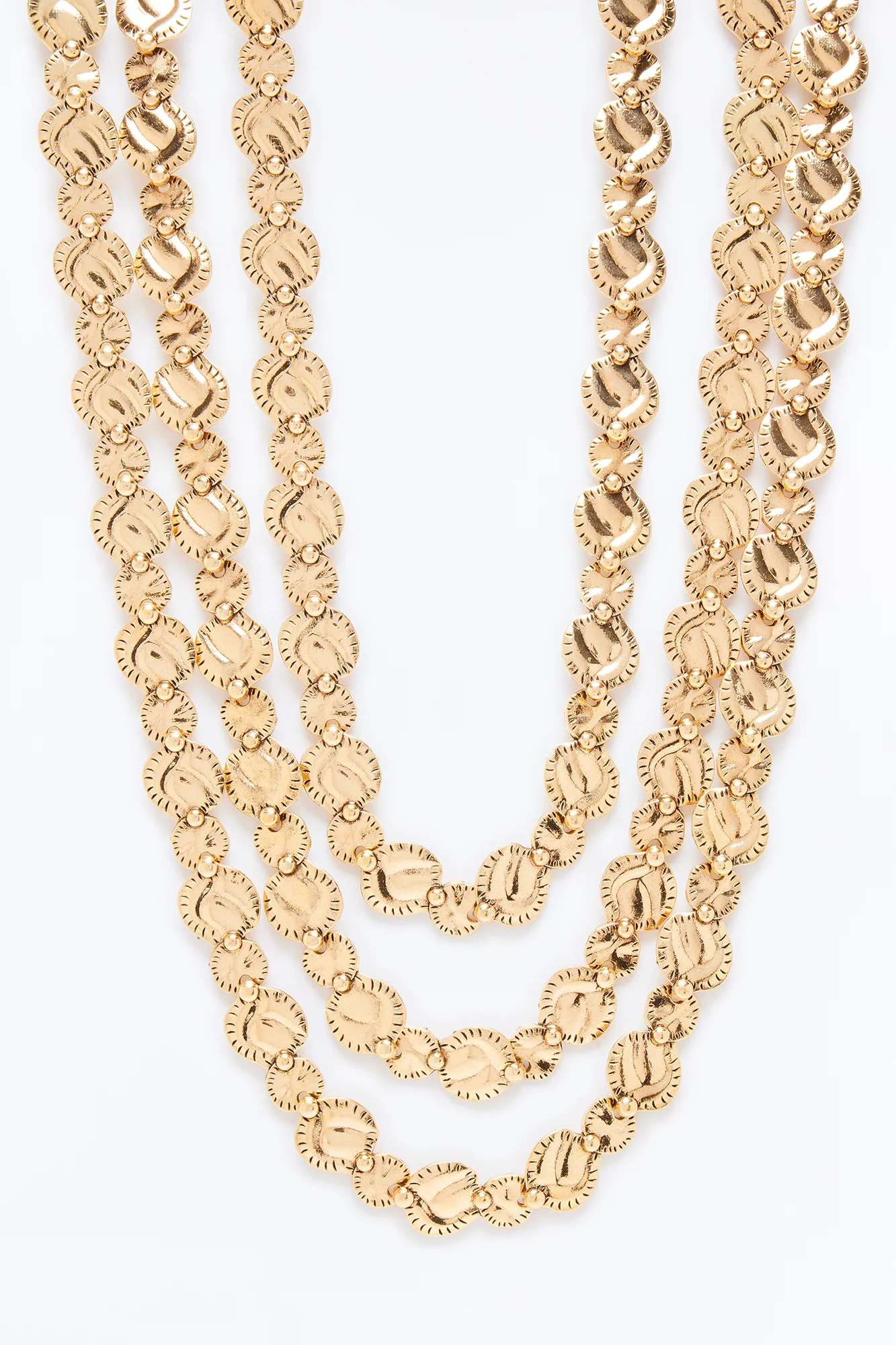 Minted Treasure Layered Necklace - Gold - Image 3