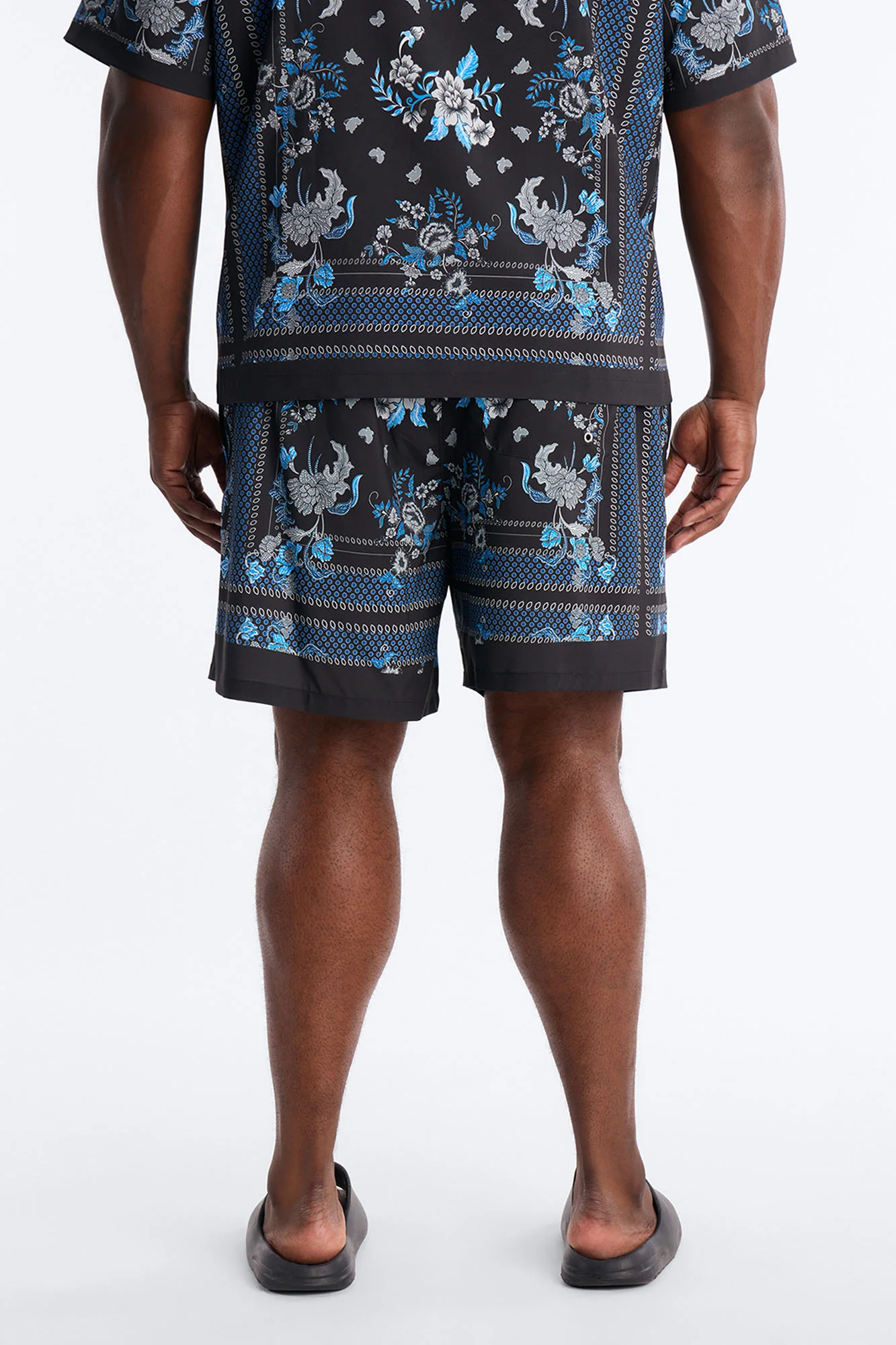 Mirage Bloom Swim Trunk 7″ - Black - Image 9