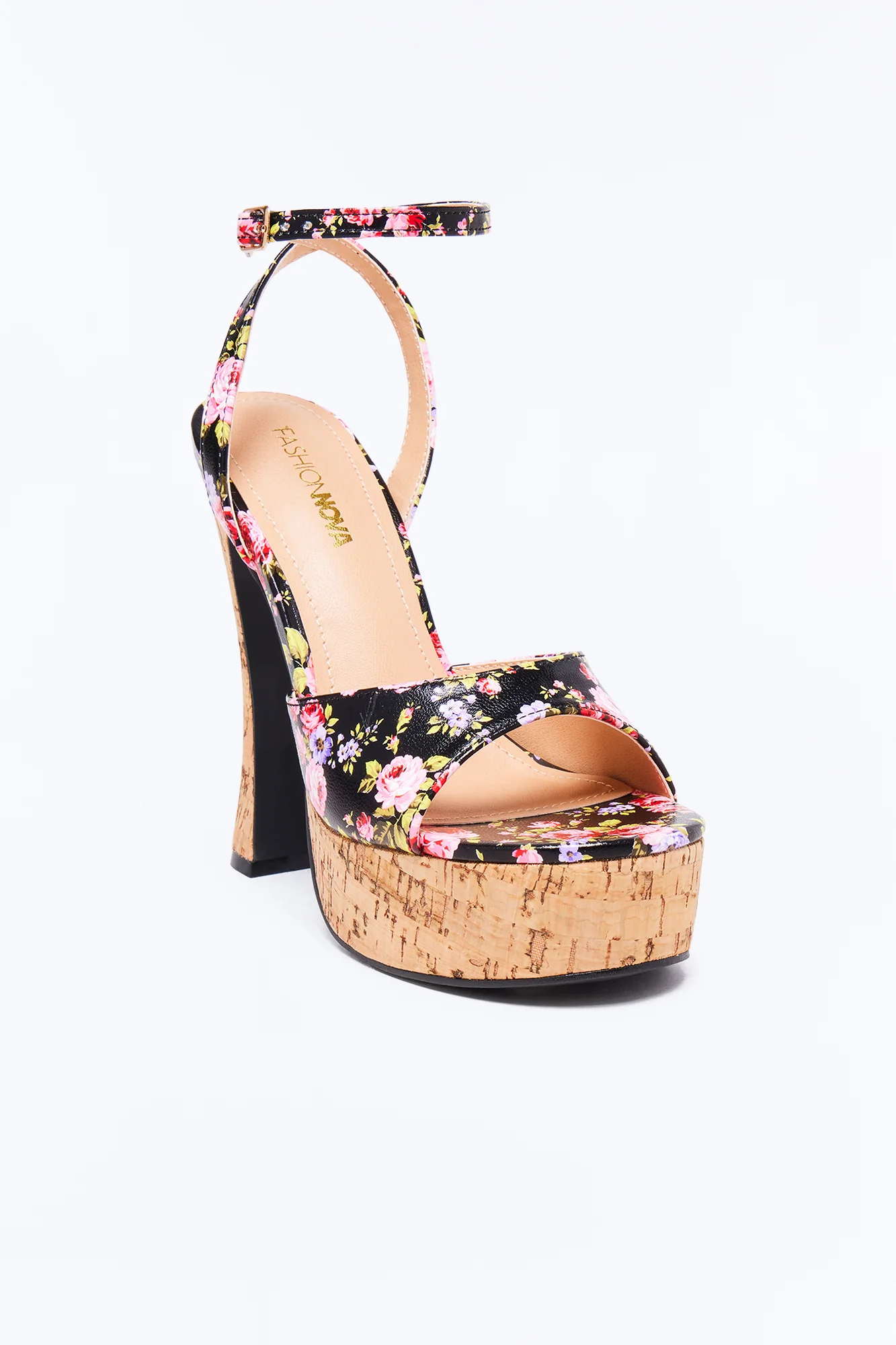 Mishy Ultra High Platform Heels - Black - Image 2