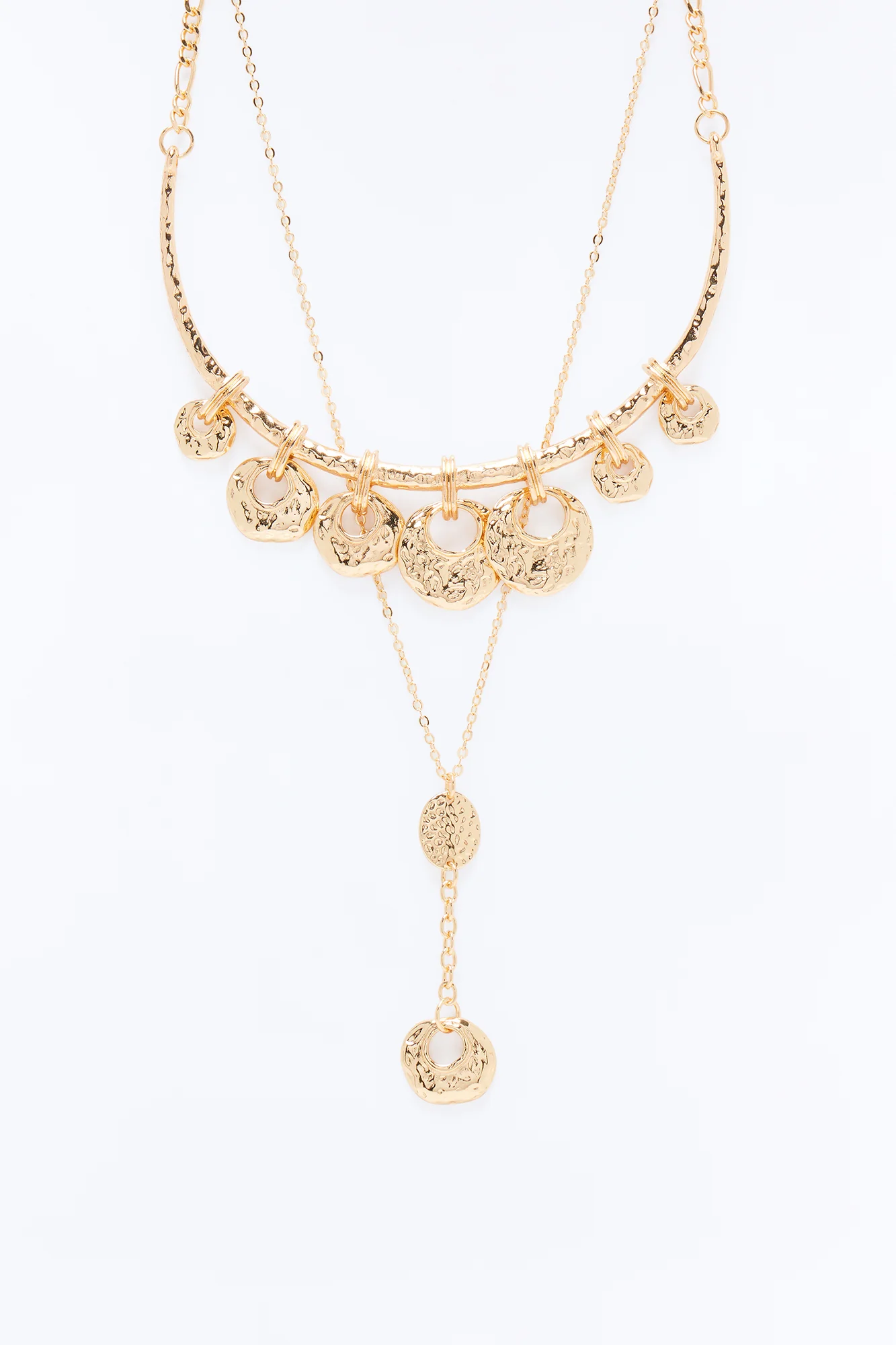 Miss Fortunate Layered Necklace - Gold - Image 3