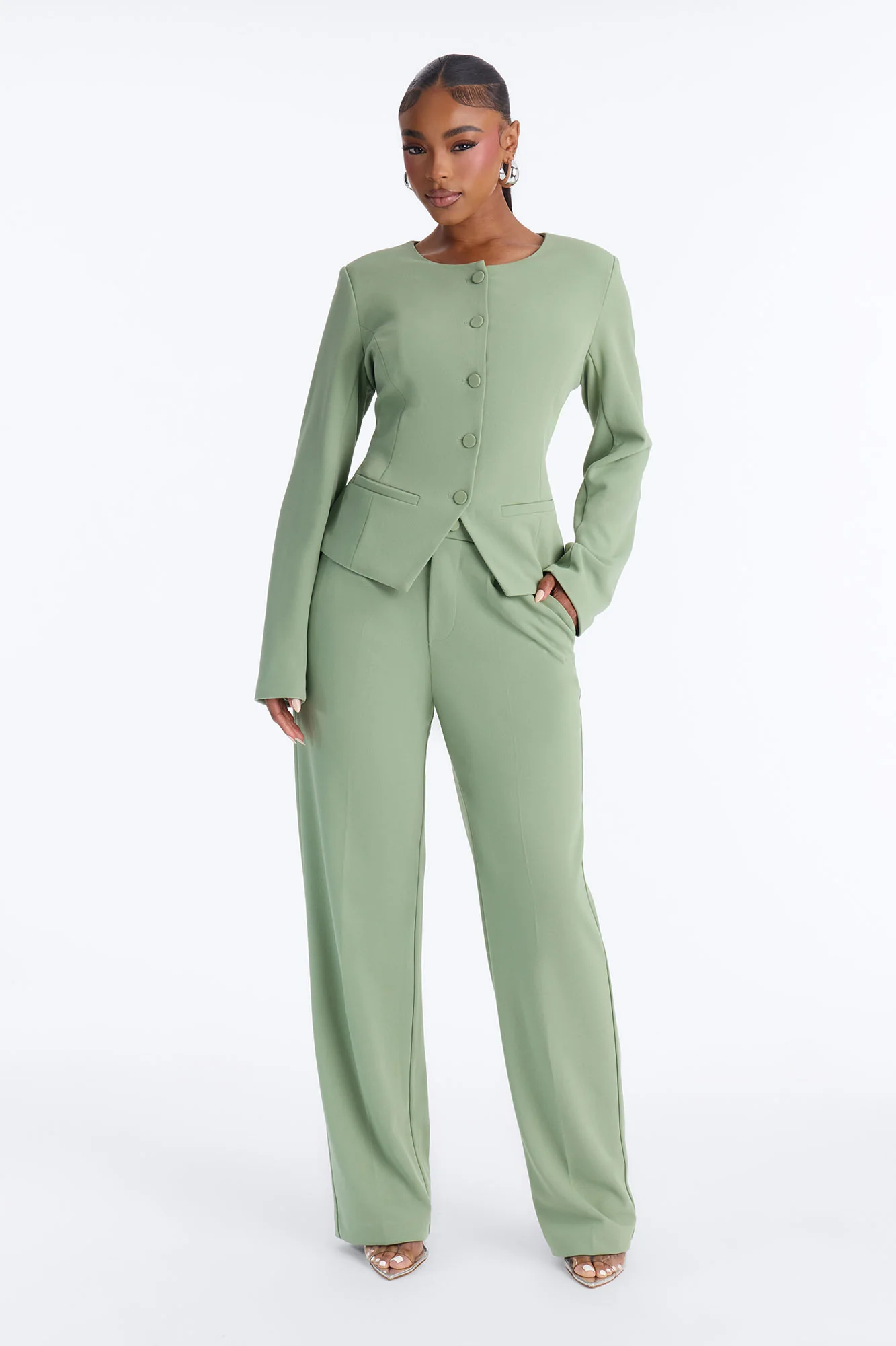 Mission Accomplished Blazer - Sage - Image 2