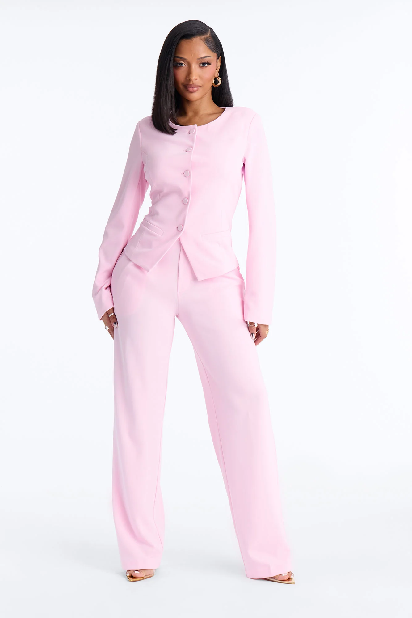 Mission Accomplished Trouser - Light Pink