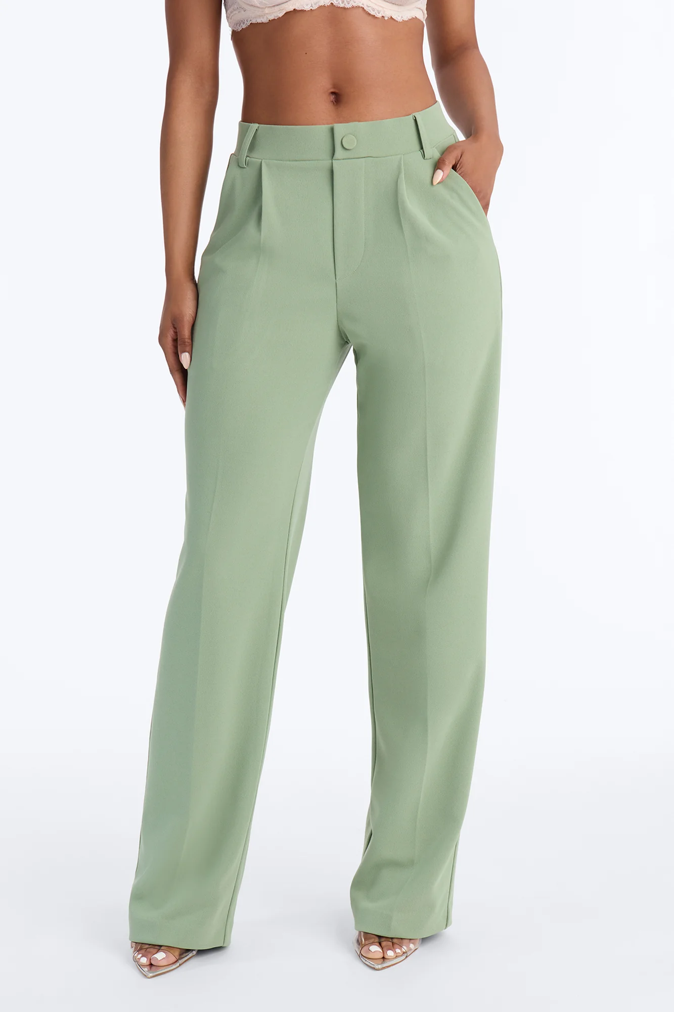 Mission Accomplished Trouser - Sage - Image 2