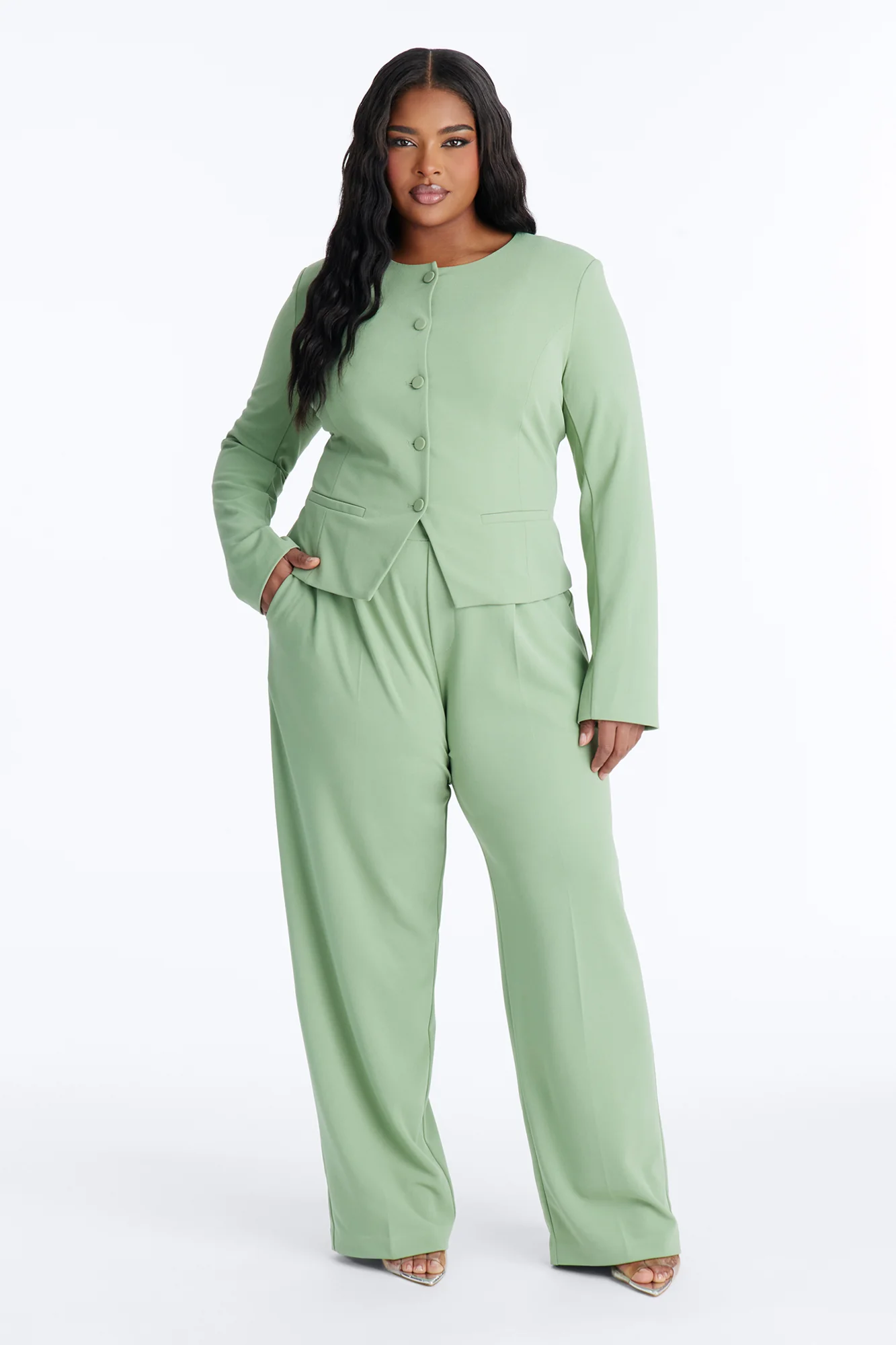 Mission Accomplished Trouser - Sage - Image 4