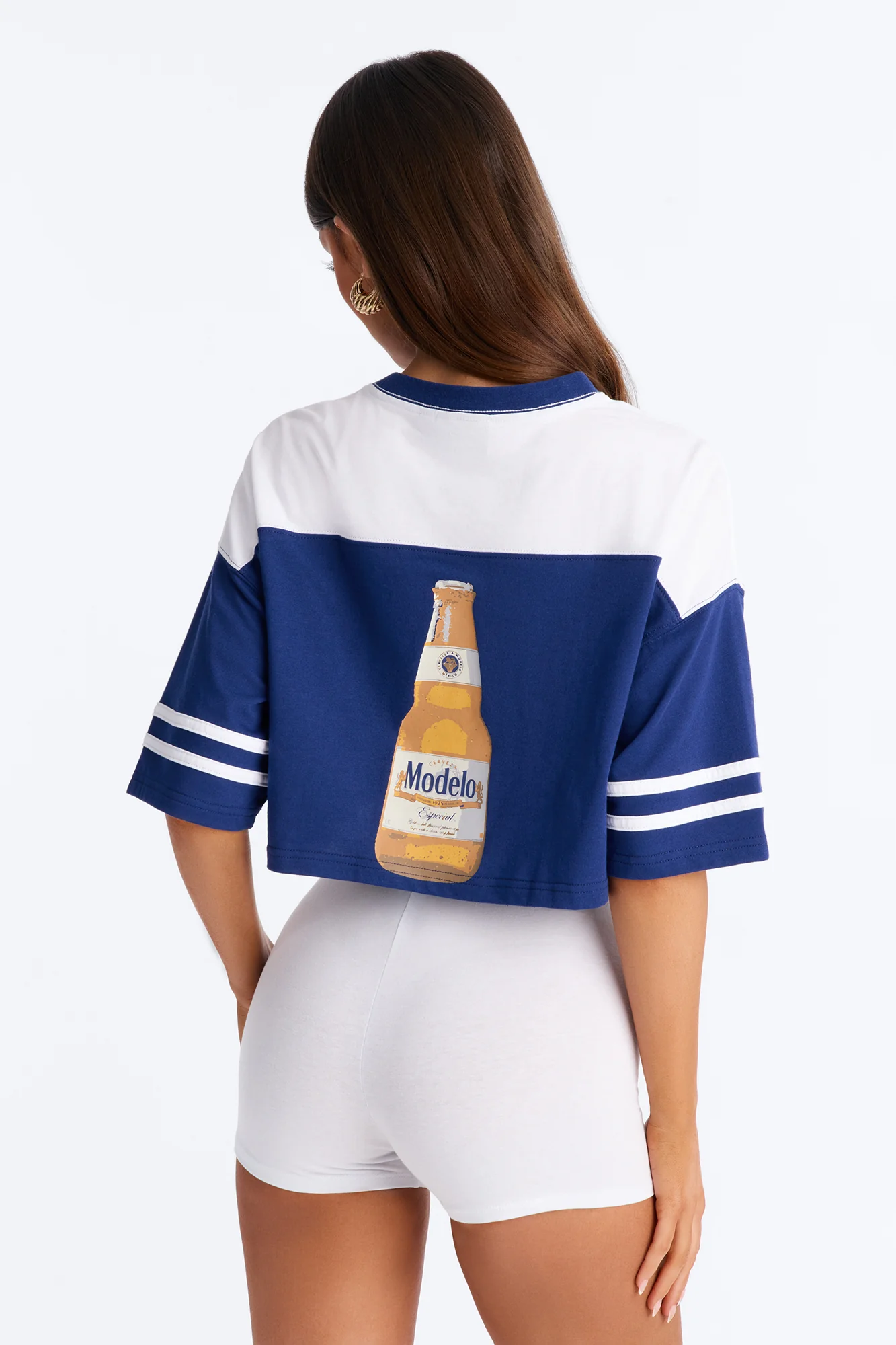 Modelo Collection Rhinestone Jersey - Navy - Image 4