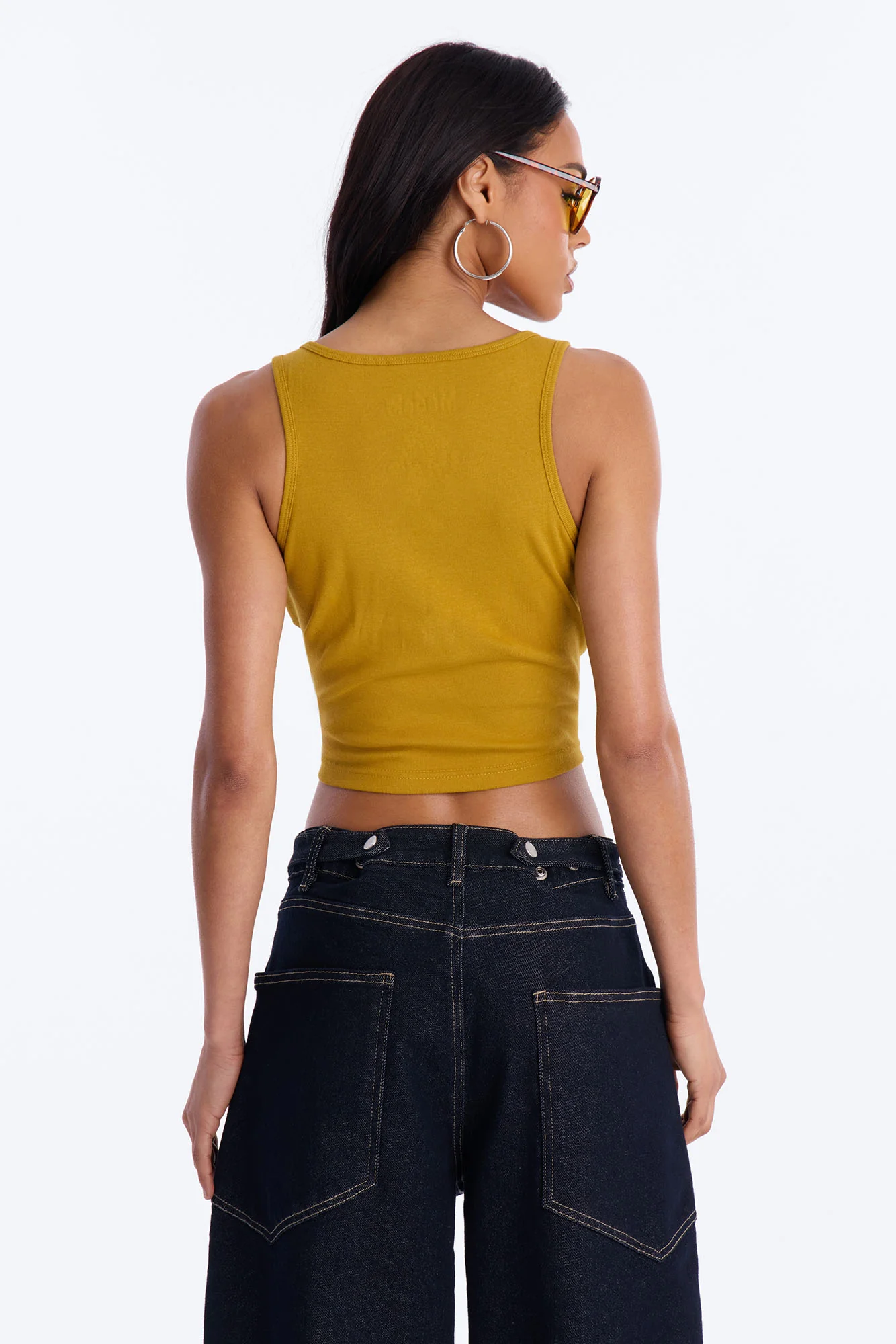 Modelo Collection Tank Top - Mustard - Image 4