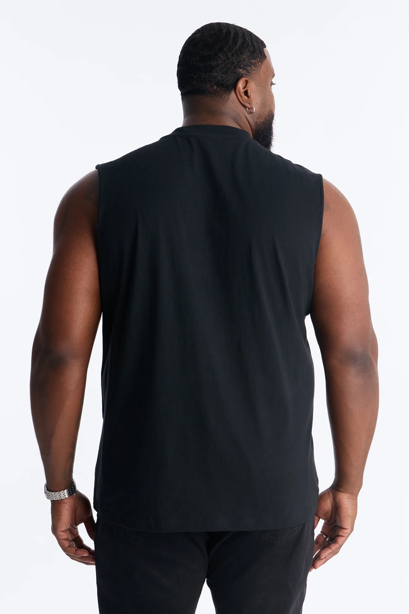 Space Jam Monstars Chrome Premium Muscle Shirt - Black - Image 7