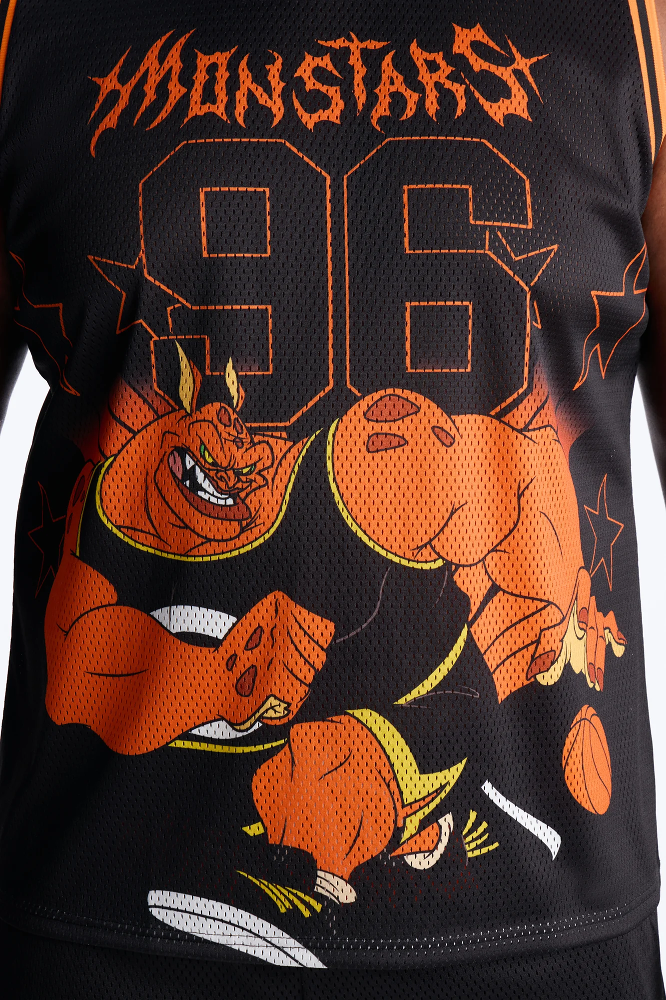 Space Jam Monstars Mayhem Jersey Tank - Black - Image 8