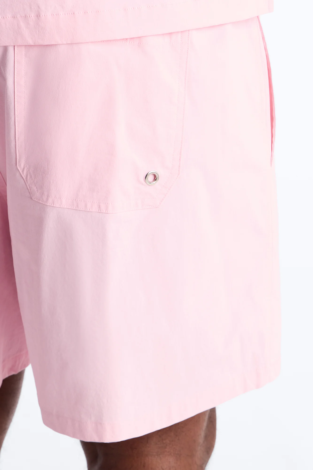 Montez Stretch Swim Trunk 4″ - Pink - Image 7