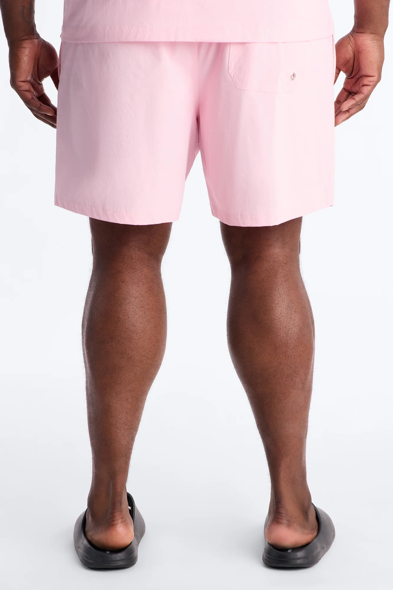 Montez Stretch Swim Trunk 4″ - Pink - Image 9