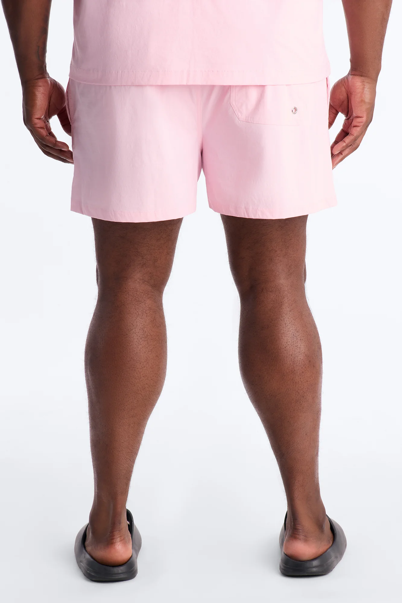 Montez Stretch Swim Trunk 7″ - Pink - Image 9