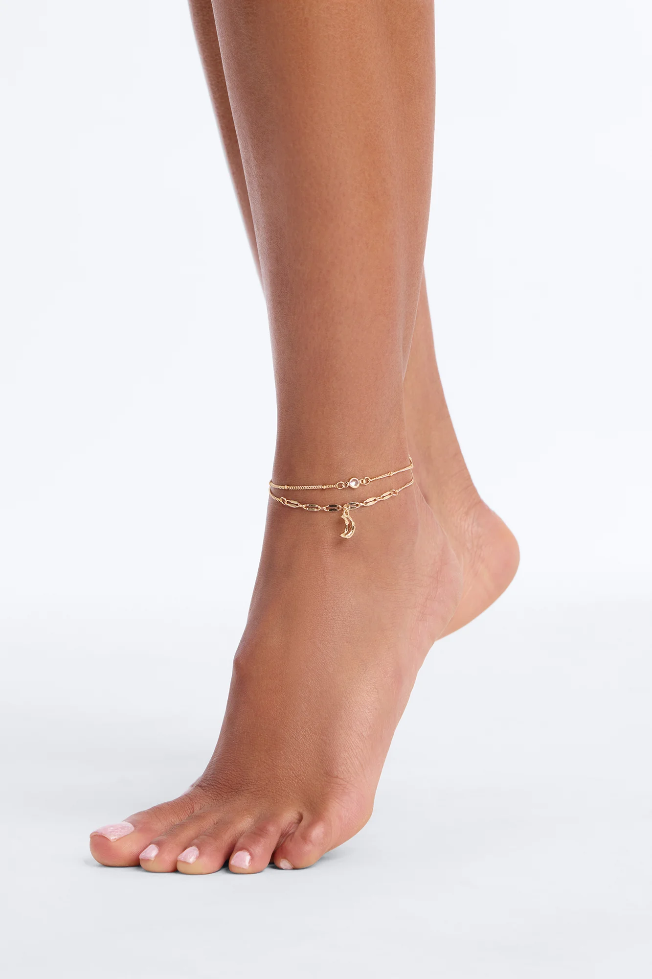 Moonlight Guard Anklet - Gold