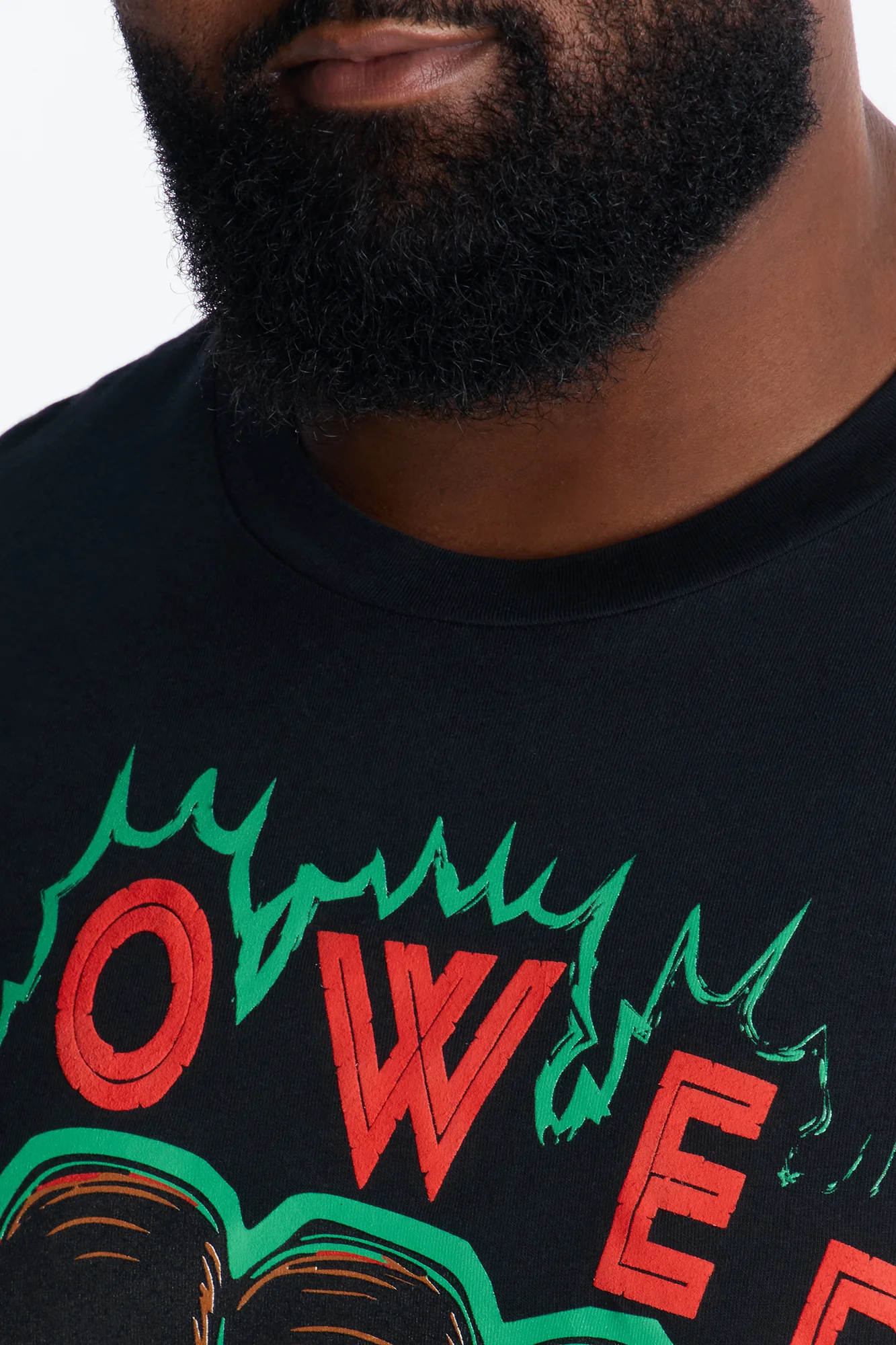 More Power To The People Short Sleeve Tee - Black - Image 6