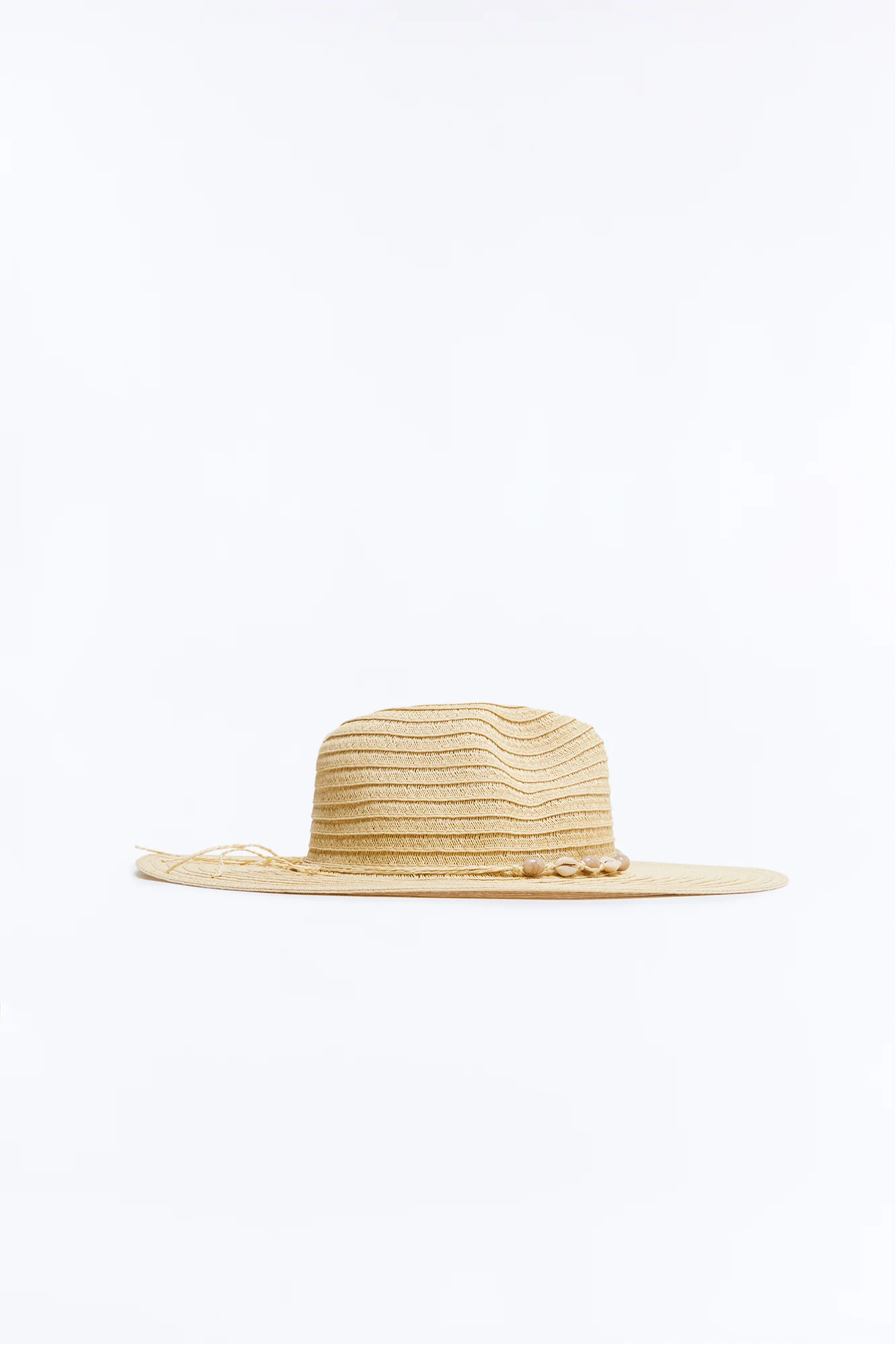 Morning Walk On The Beach Straw Sun Hat - Natural - Image 3