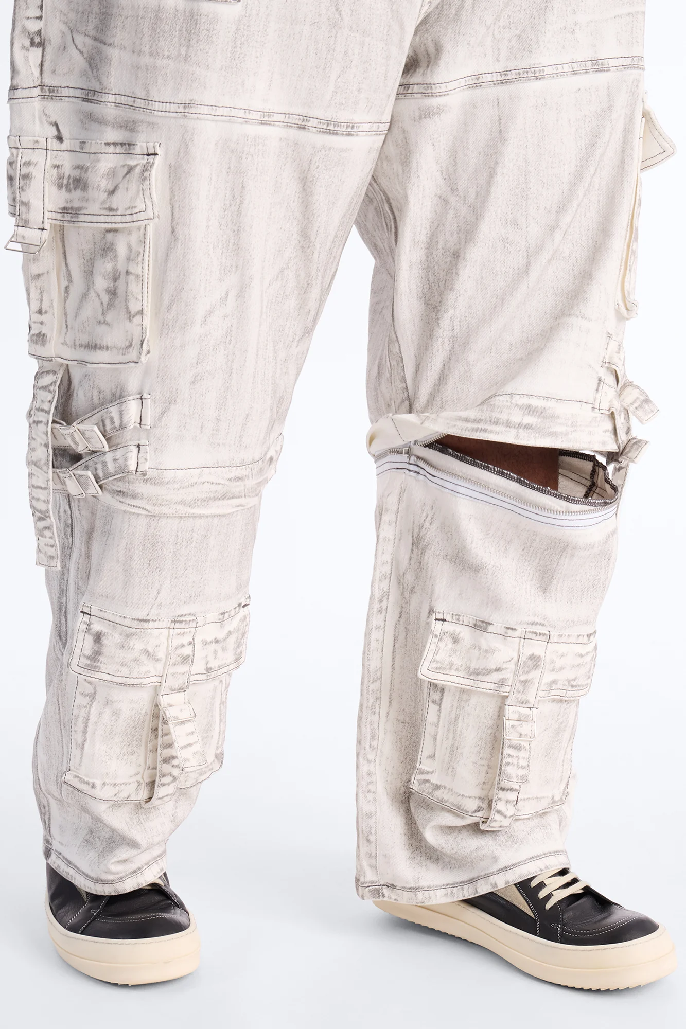 Morph City Switch Cargo Jean - Light Grey - Image 10